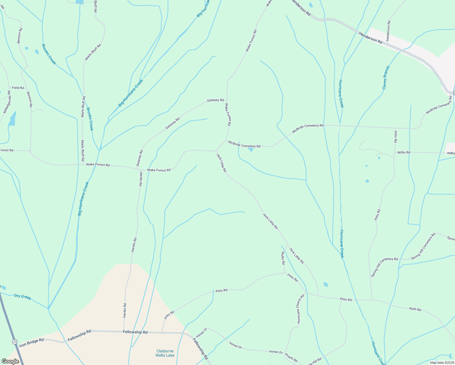 map of restaurants, bars, coffee shops, grocery stores, and more near 270 Jack Little Road in Sardis