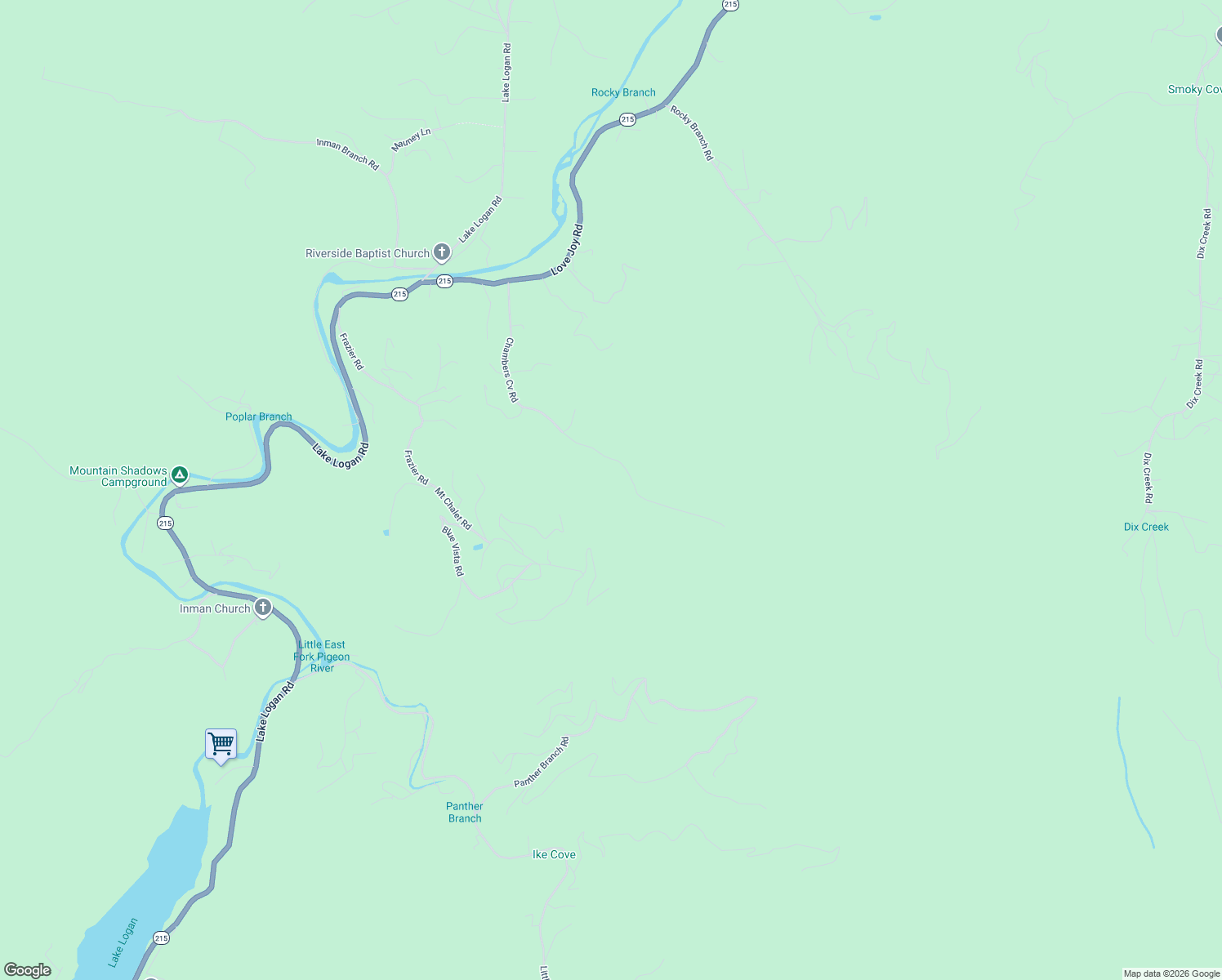 map of restaurants, bars, coffee shops, grocery stores, and more near 650 Chambers Cove Road in Canton