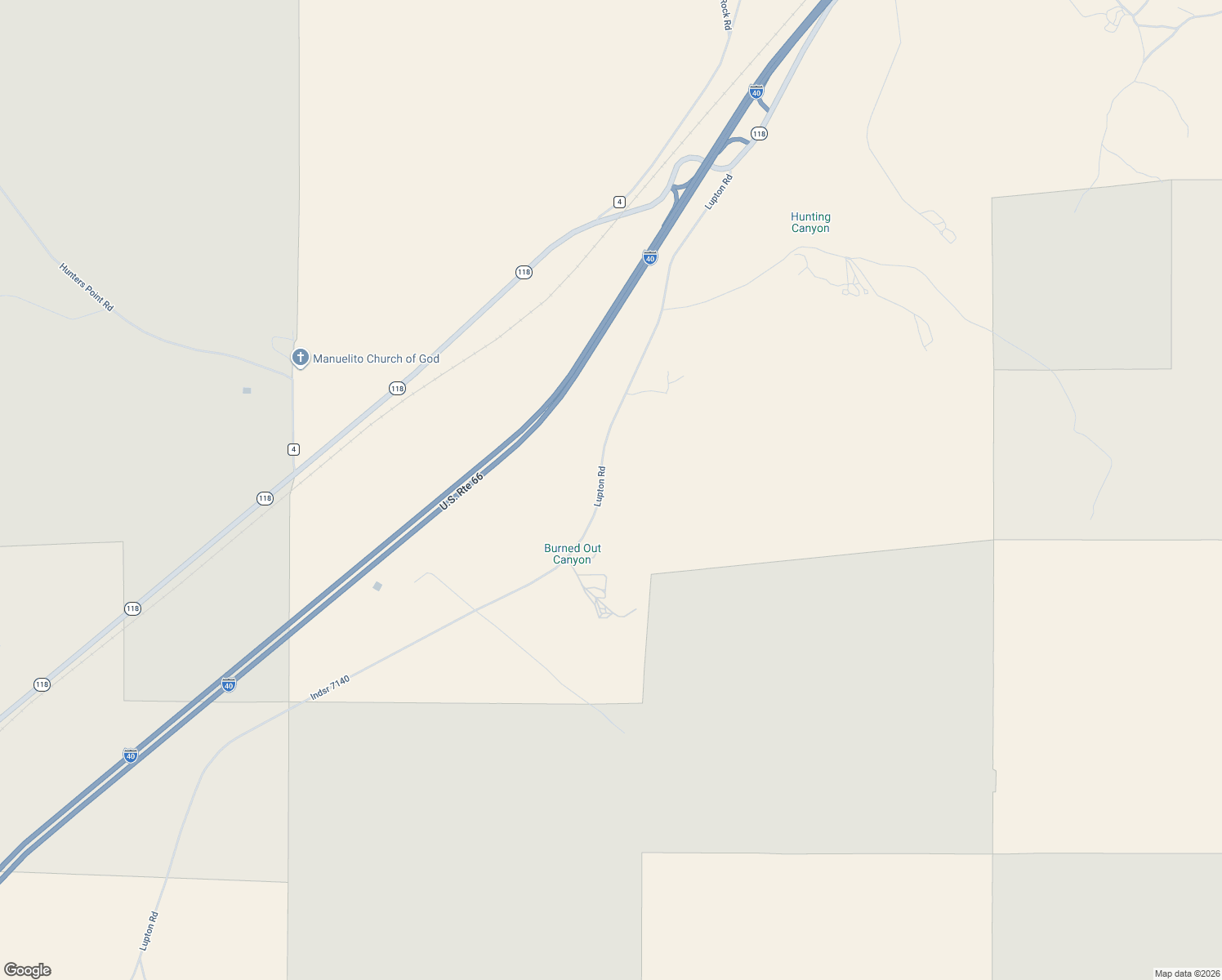 map of restaurants, bars, coffee shops, grocery stores, and more near Indsr 7140 in Gallup