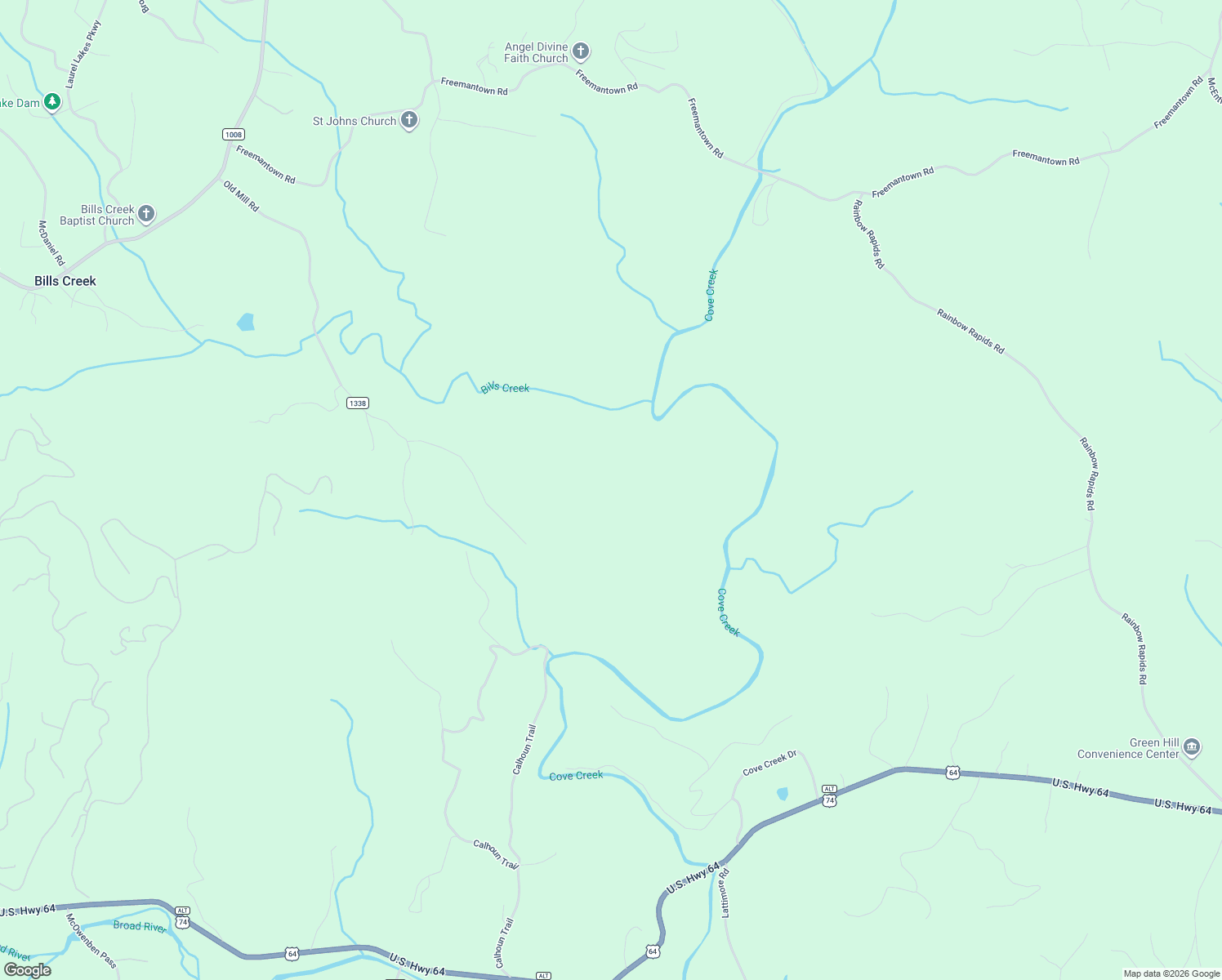 map of restaurants, bars, coffee shops, grocery stores, and more near in Lake Lure