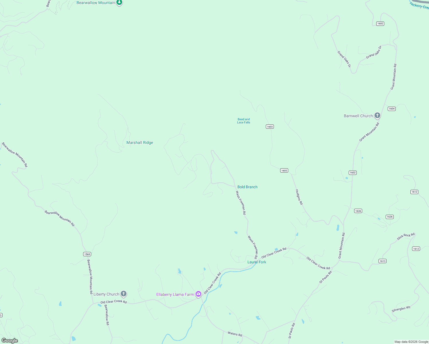 map of restaurants, bars, coffee shops, grocery stores, and more near 75 West Woodland Trail in Hendersonville