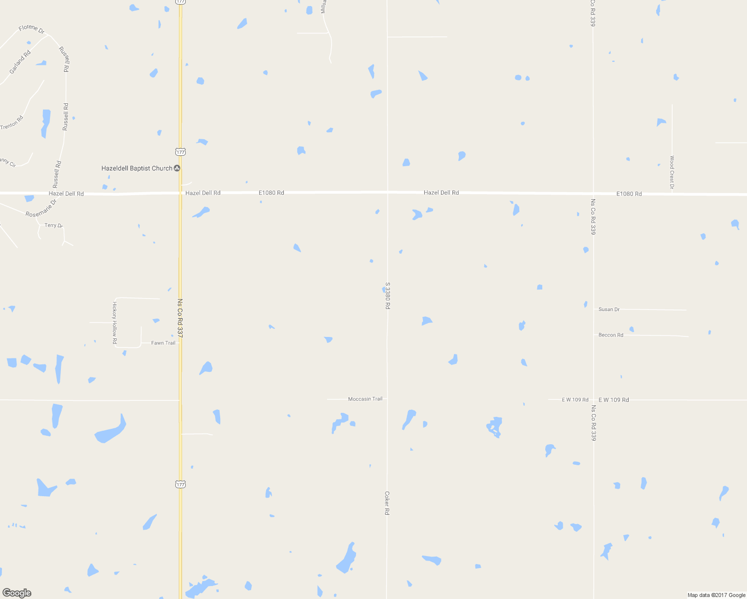 map of restaurants, bars, coffee shops, grocery stores, and more near 9900 Coker Road in Shawnee