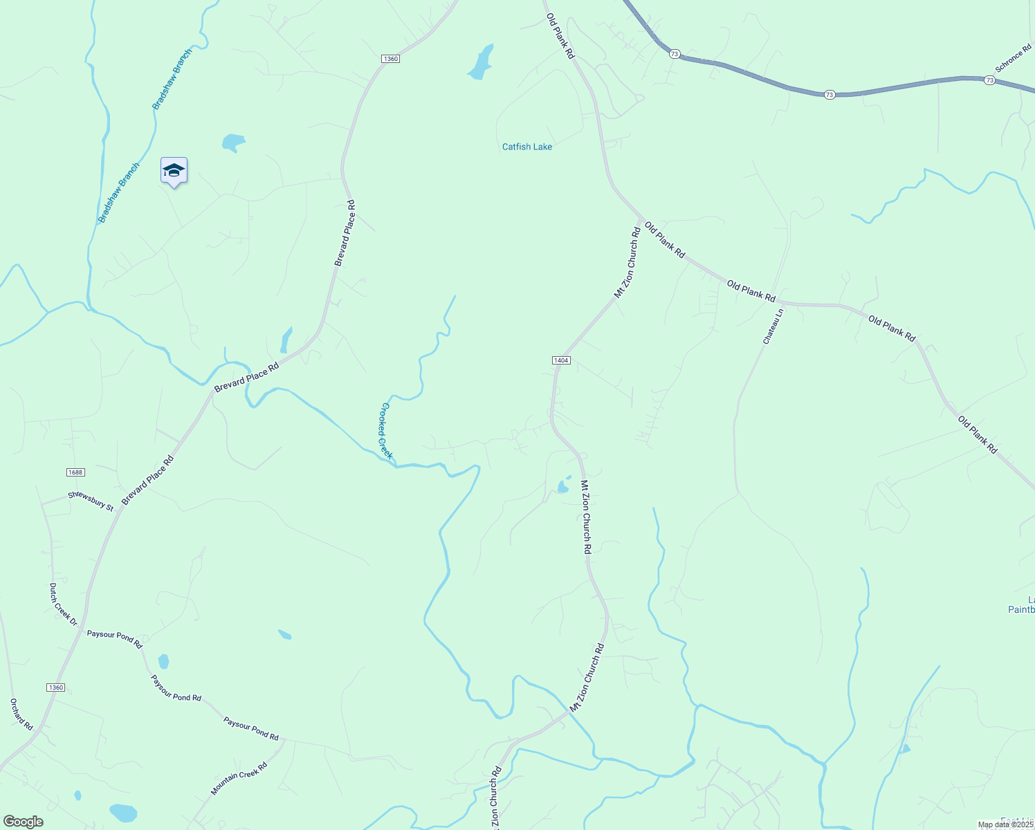 map of restaurants, bars, coffee shops, grocery stores, and more near 5393 Antler Drive in Iron Station