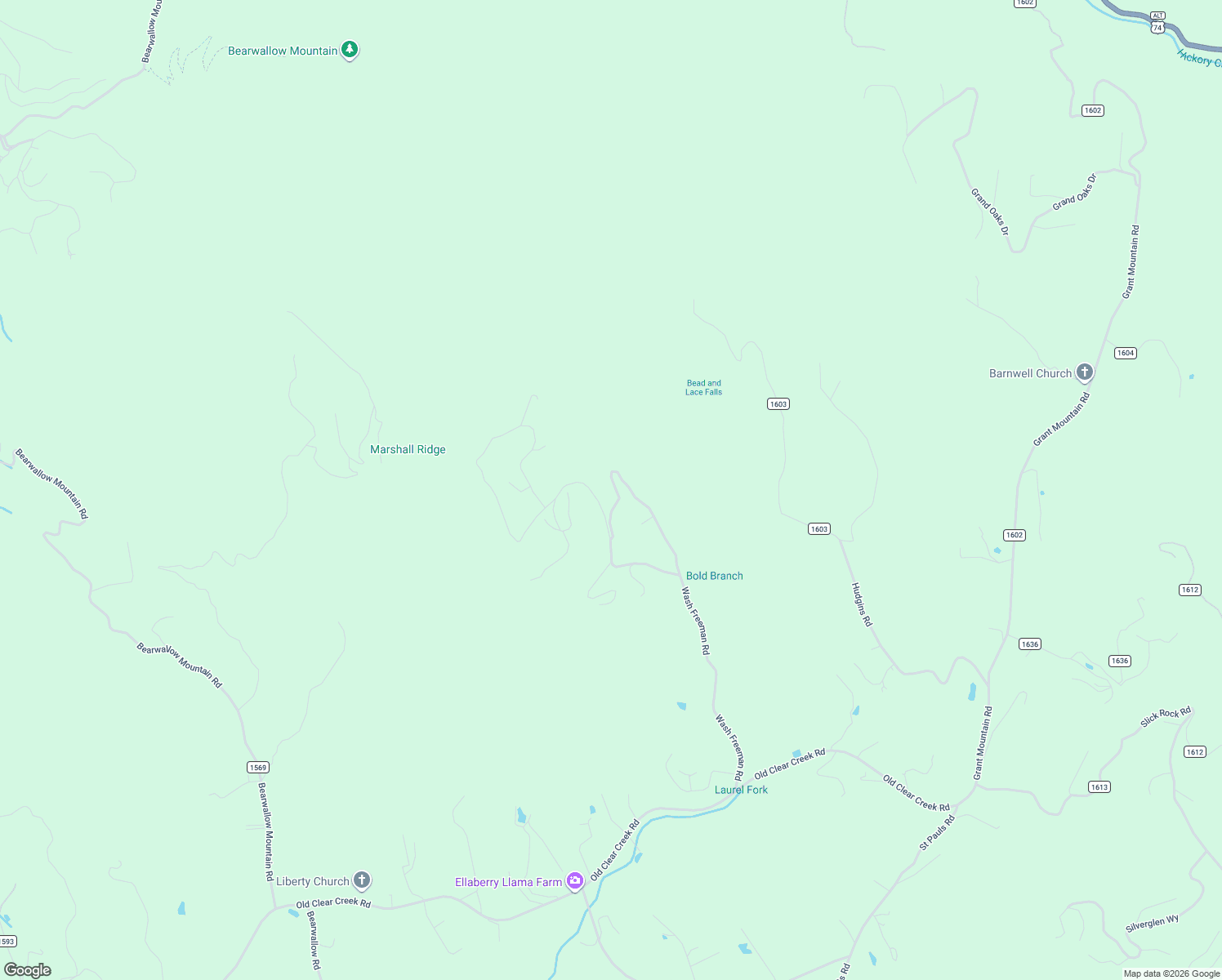 map of restaurants, bars, coffee shops, grocery stores, and more near 1206 Washington Freeman Road in Hendersonville
