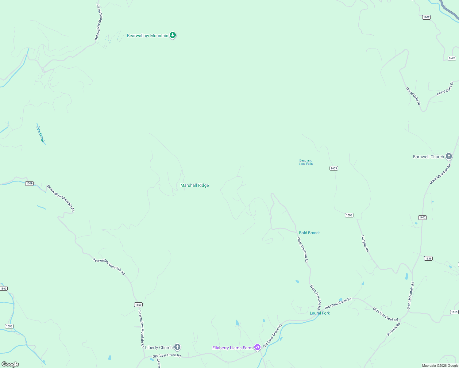 map of restaurants, bars, coffee shops, grocery stores, and more near 281 Whiteside Trail in Hendersonville