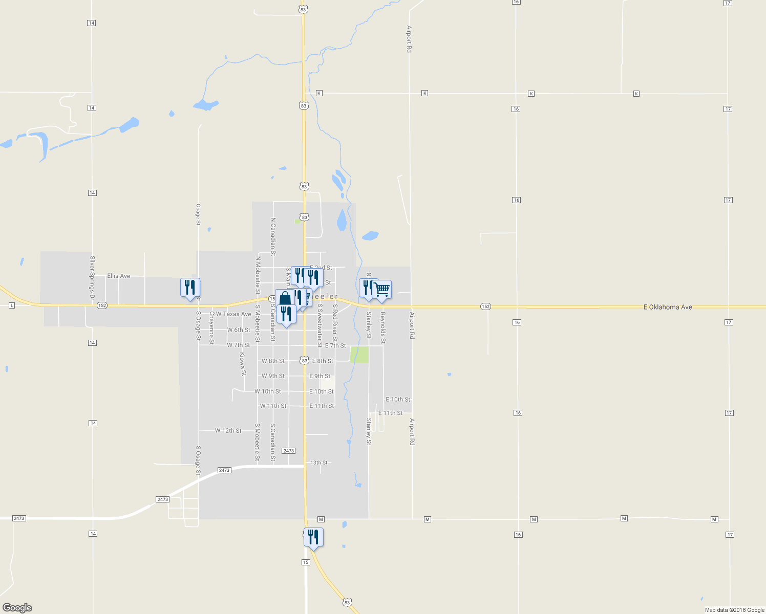 map of restaurants, bars, coffee shops, grocery stores, and more near 500 Reynolds Street in Wheeler