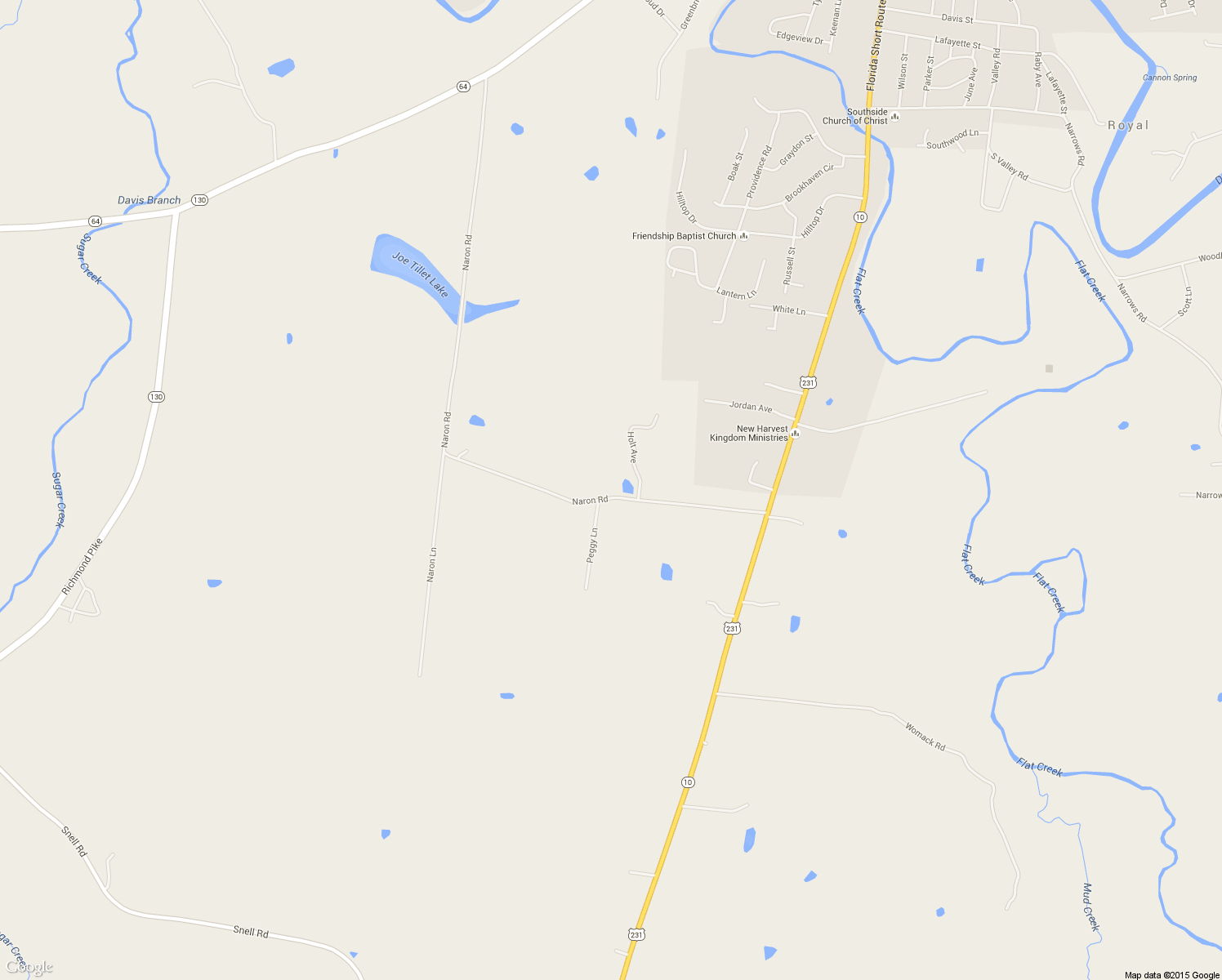 map of restaurants, bars, coffee shops, grocery stores, and more near 407 Naron Road in Shelbyville