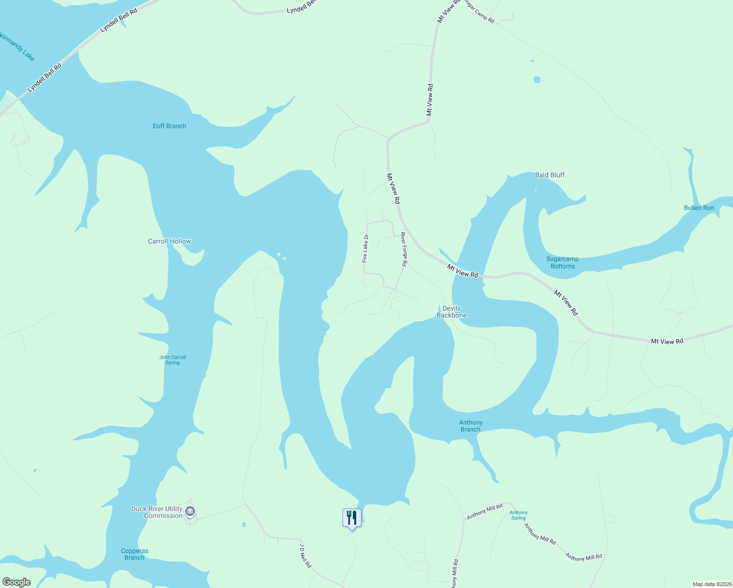 map of restaurants, bars, coffee shops, grocery stores, and more near 330 Fire Lake Drive in Manchester