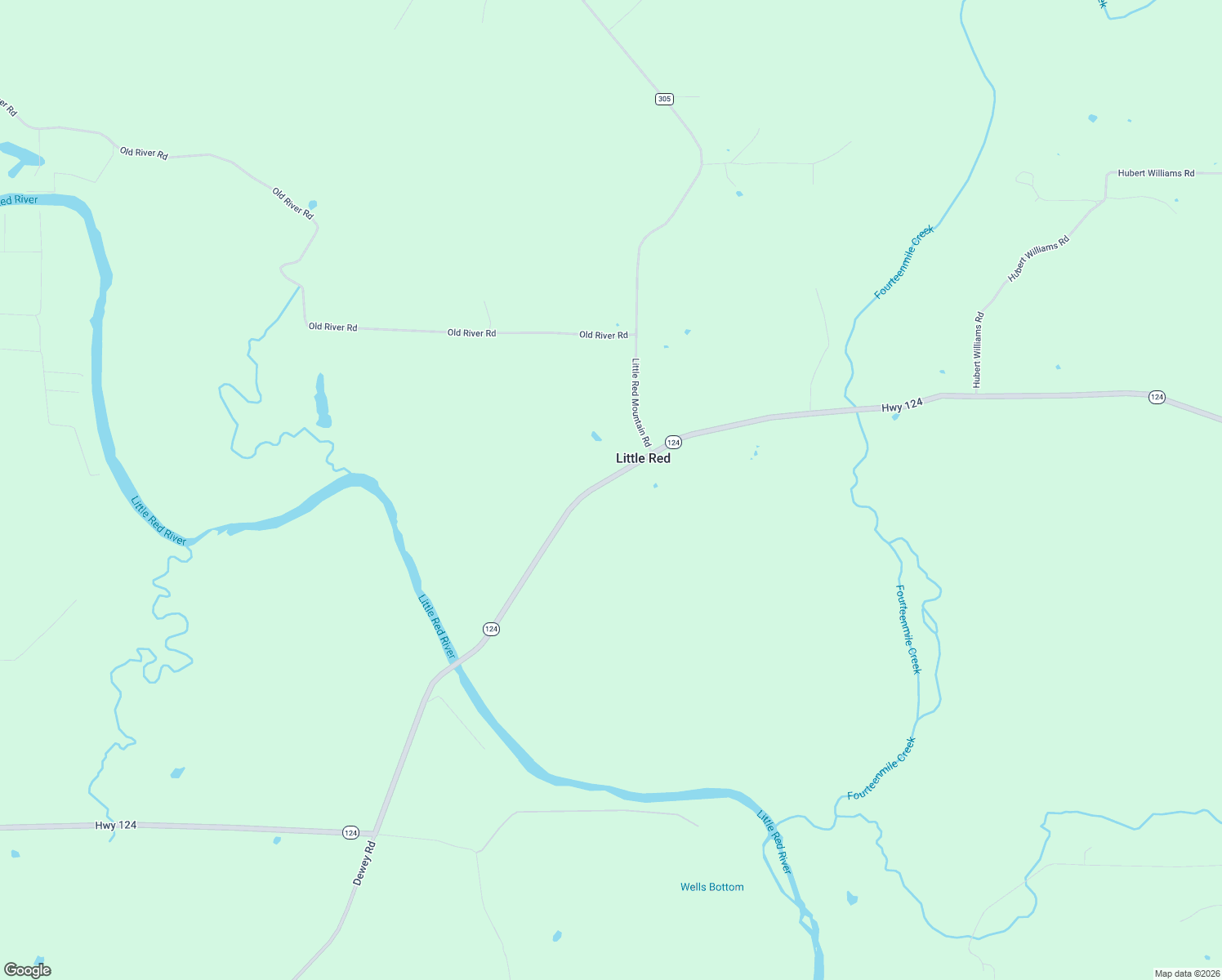 map of restaurants, bars, coffee shops, grocery stores, and more near 1048 Highway 124 in Pangburn
