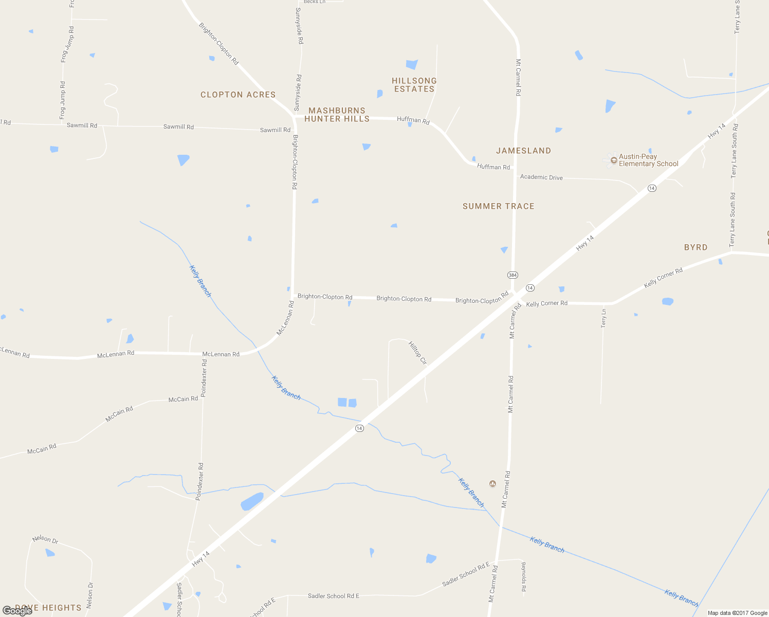 map of restaurants, bars, coffee shops, grocery stores, and more near 5605 Brighton-Clopton Road in Brighton