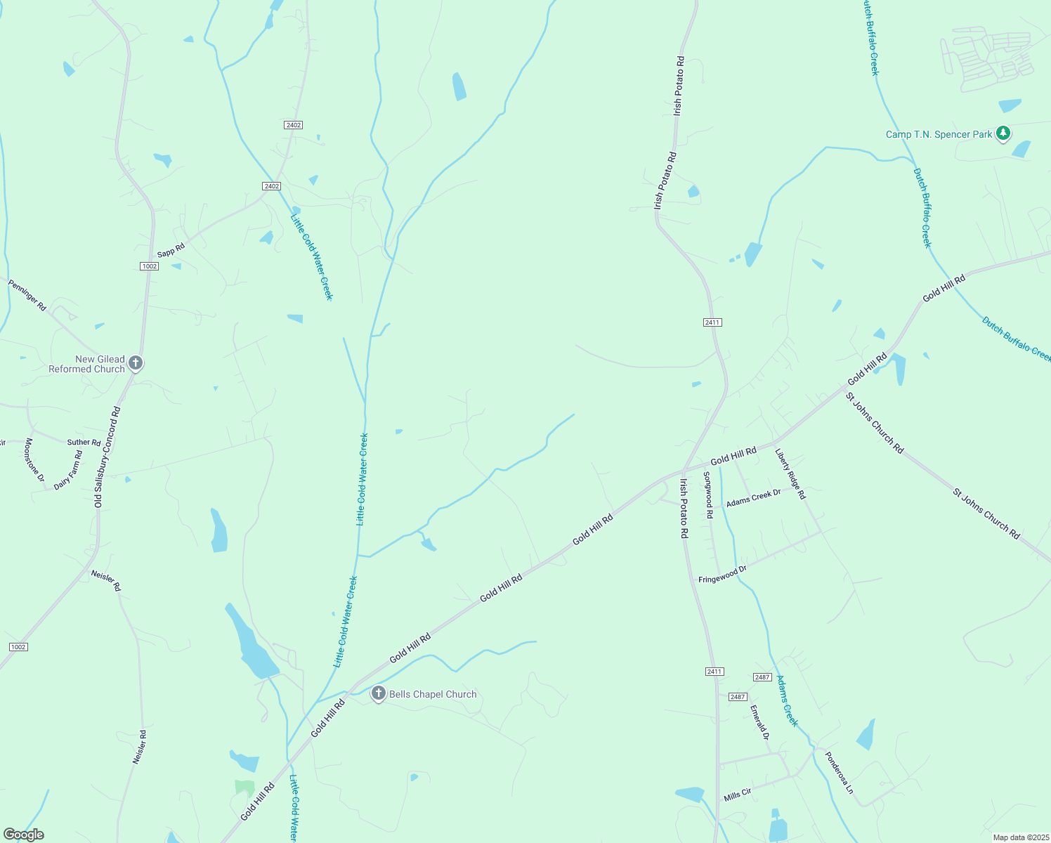 map of restaurants, bars, coffee shops, grocery stores, and more near 3421 Gold Hill Road in Concord