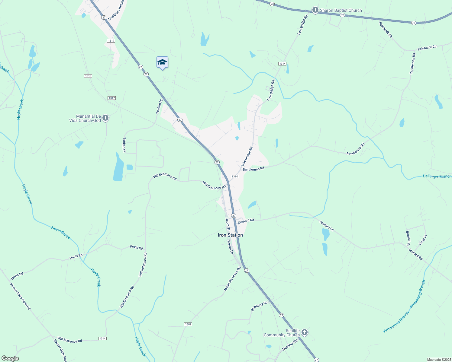 4718 North Carolina 27, Iron Station NC Walk Score