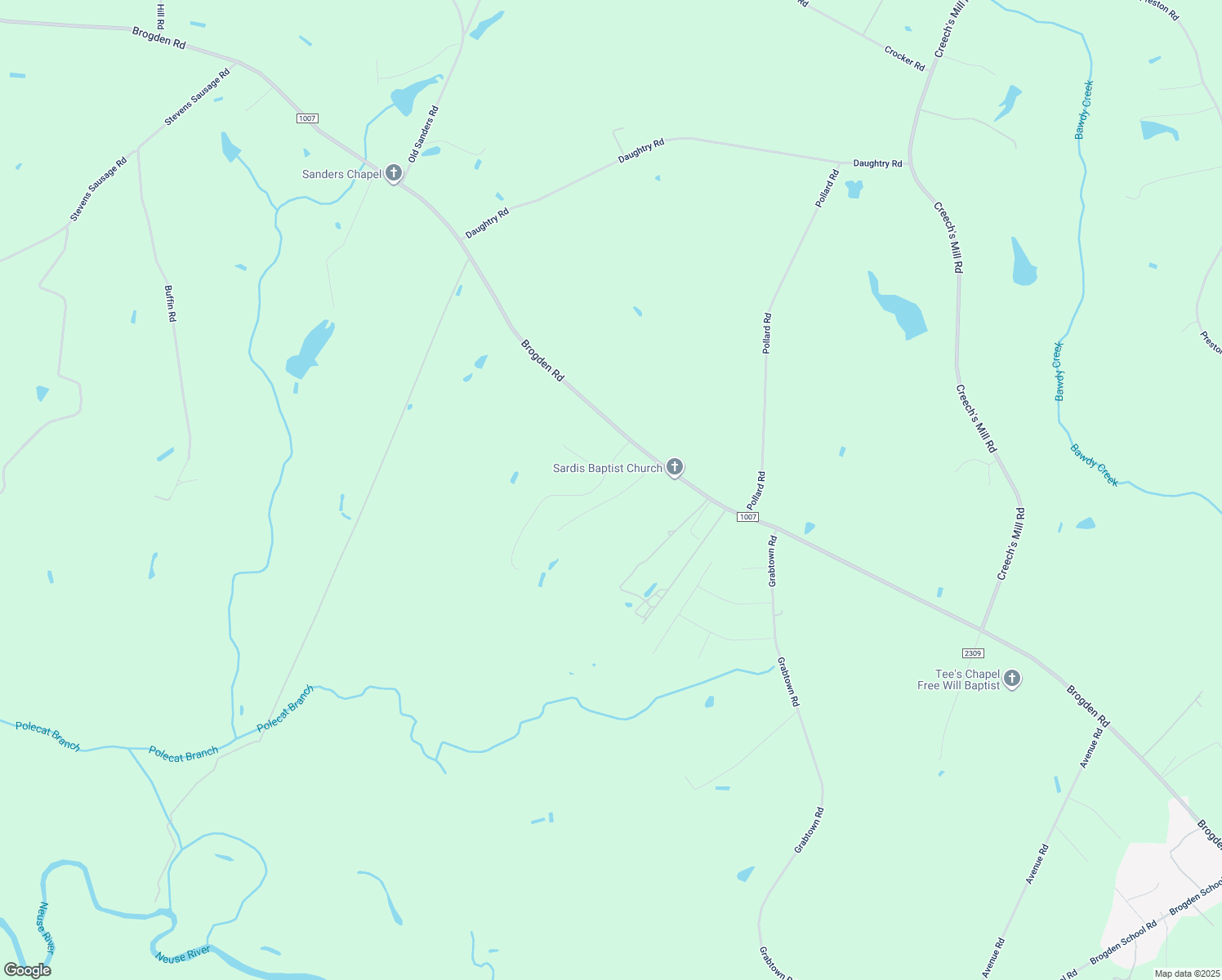 map of restaurants, bars, coffee shops, grocery stores, and more near 117 Jon Drive in Smithfield