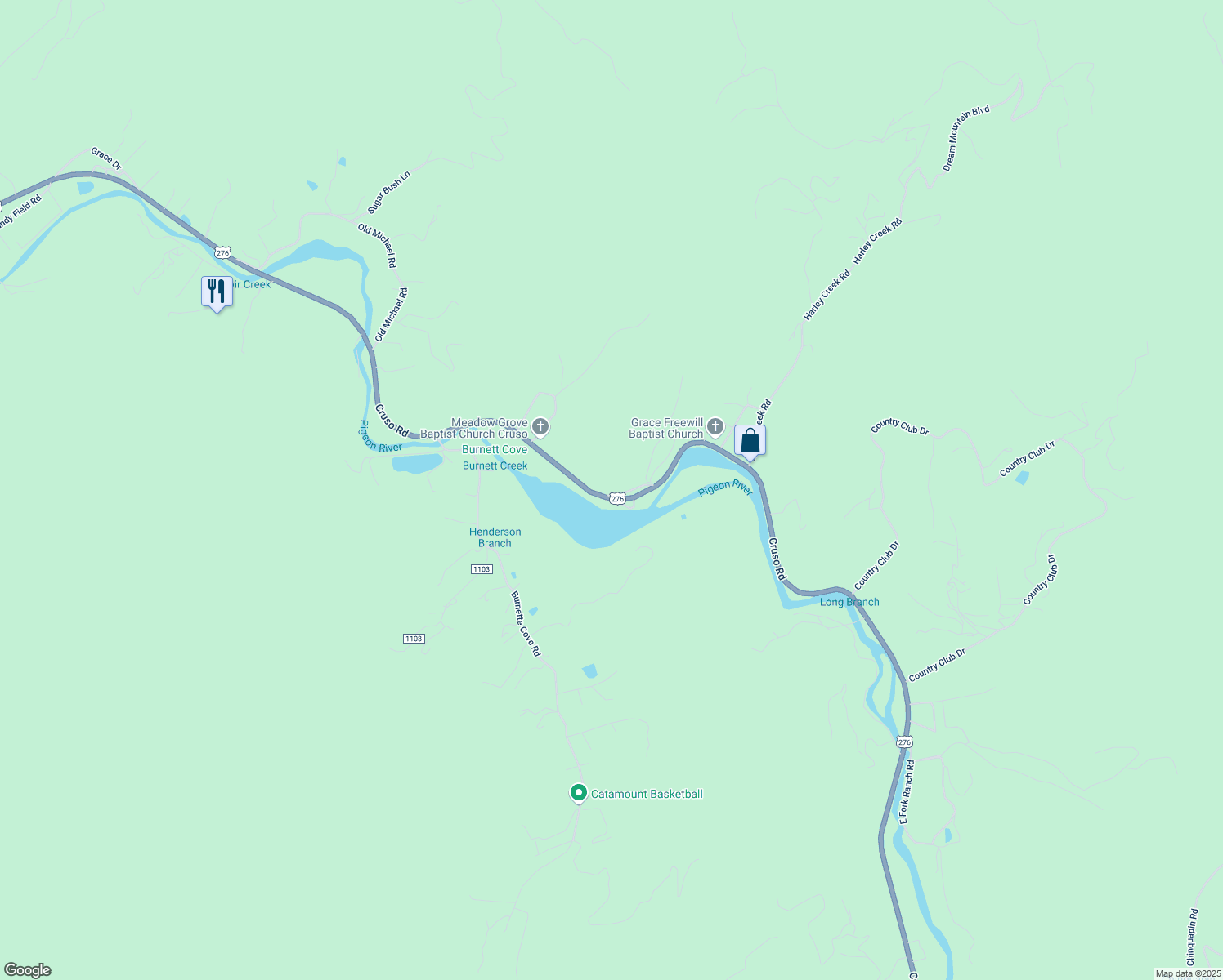 map of restaurants, bars, coffee shops, grocery stores, and more near 21 Arrowwood Way in Canton