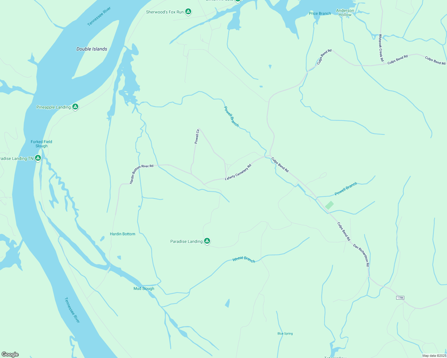 map of restaurants, bars, coffee shops, grocery stores, and more near 439 Hardin Bottom Rd in Clifton