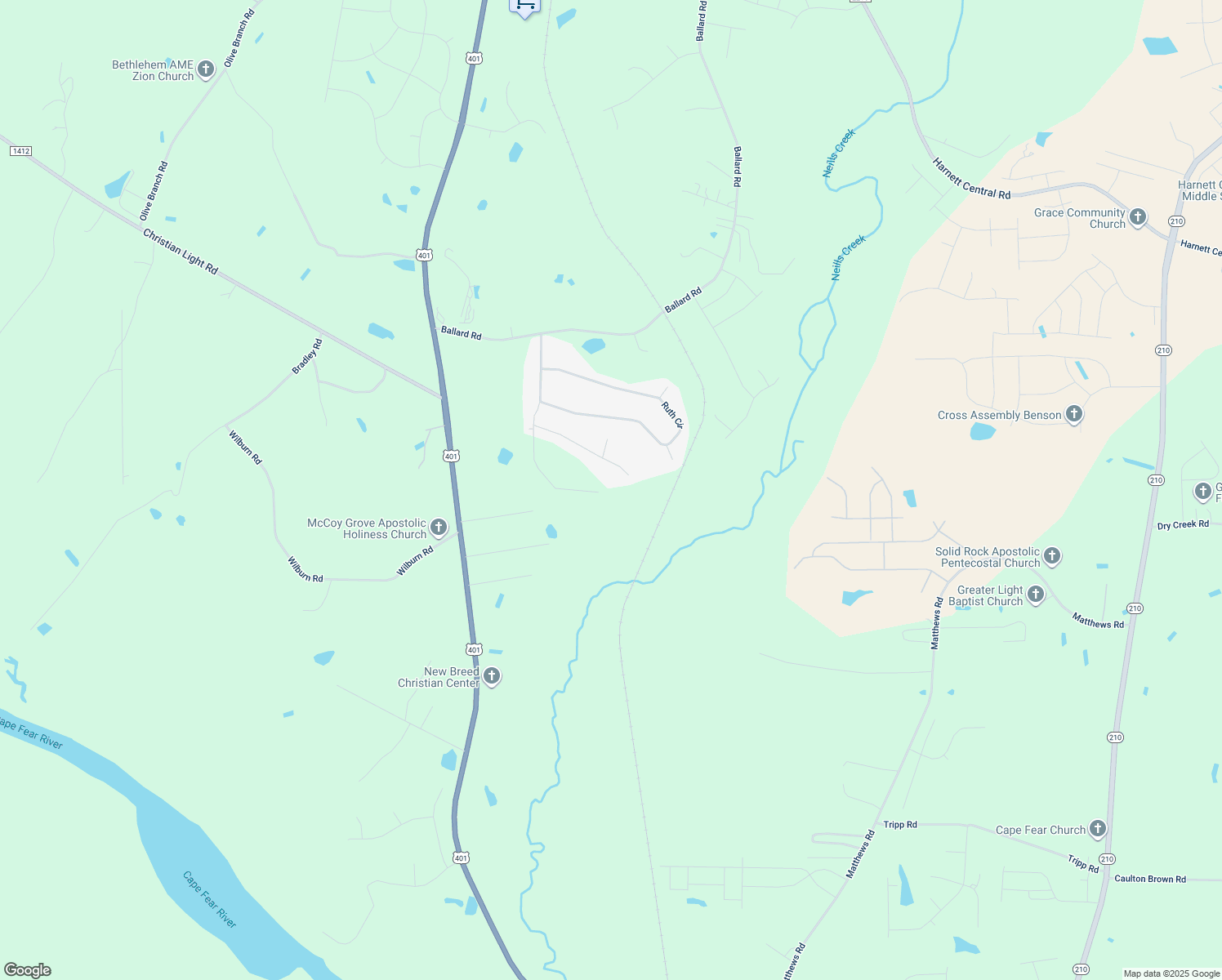map of restaurants, bars, coffee shops, grocery stores, and more near 617 Joseph Alexander Drive in Fuquay-Varina