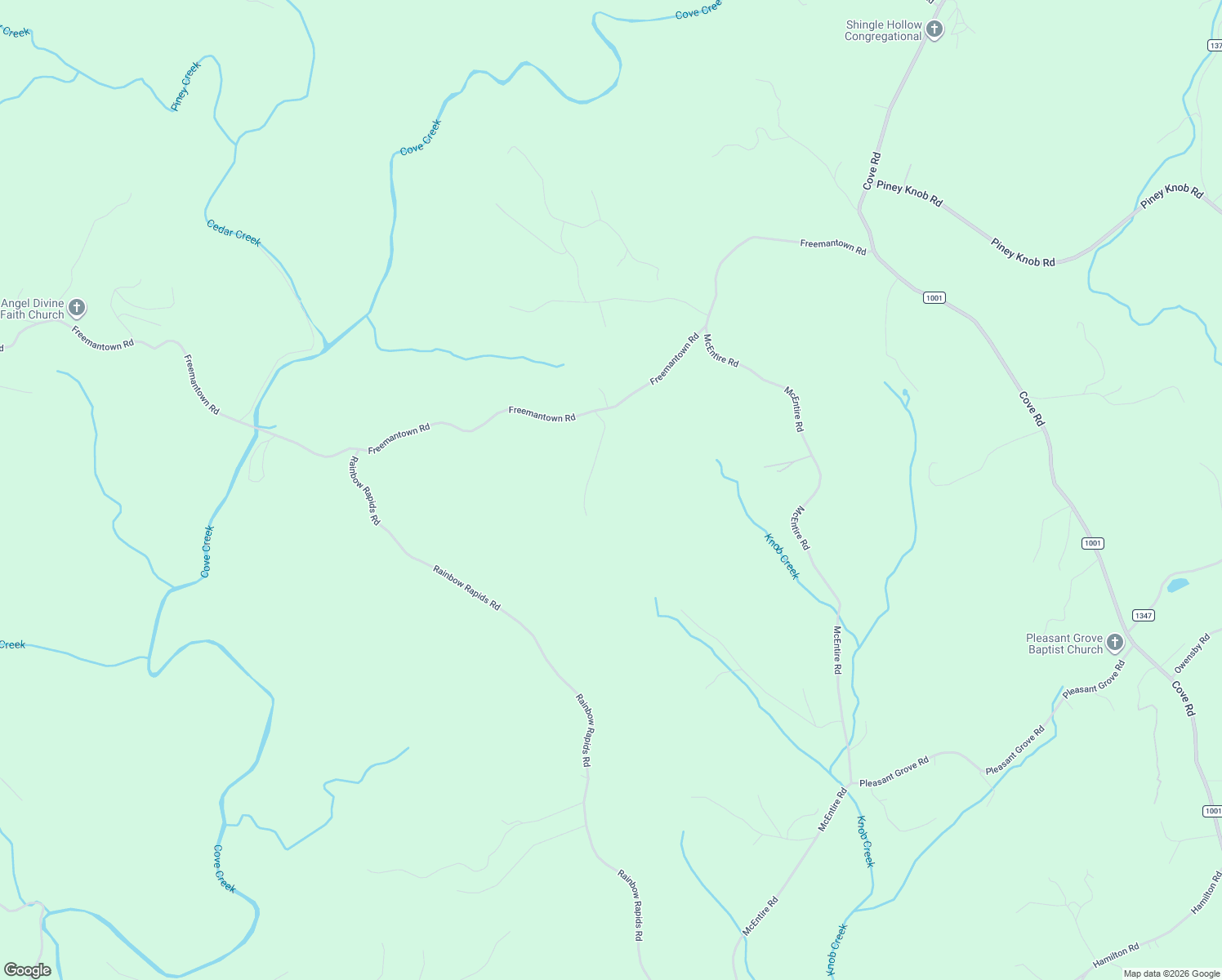 map of restaurants, bars, coffee shops, grocery stores, and more near 701 Freeman Town Road in Rutherfordton