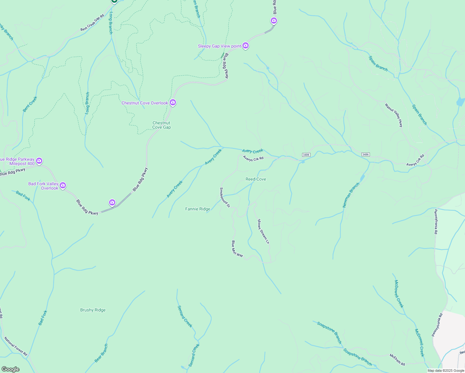 map of restaurants, bars, coffee shops, grocery stores, and more near 737 Streamside Drive in Arden