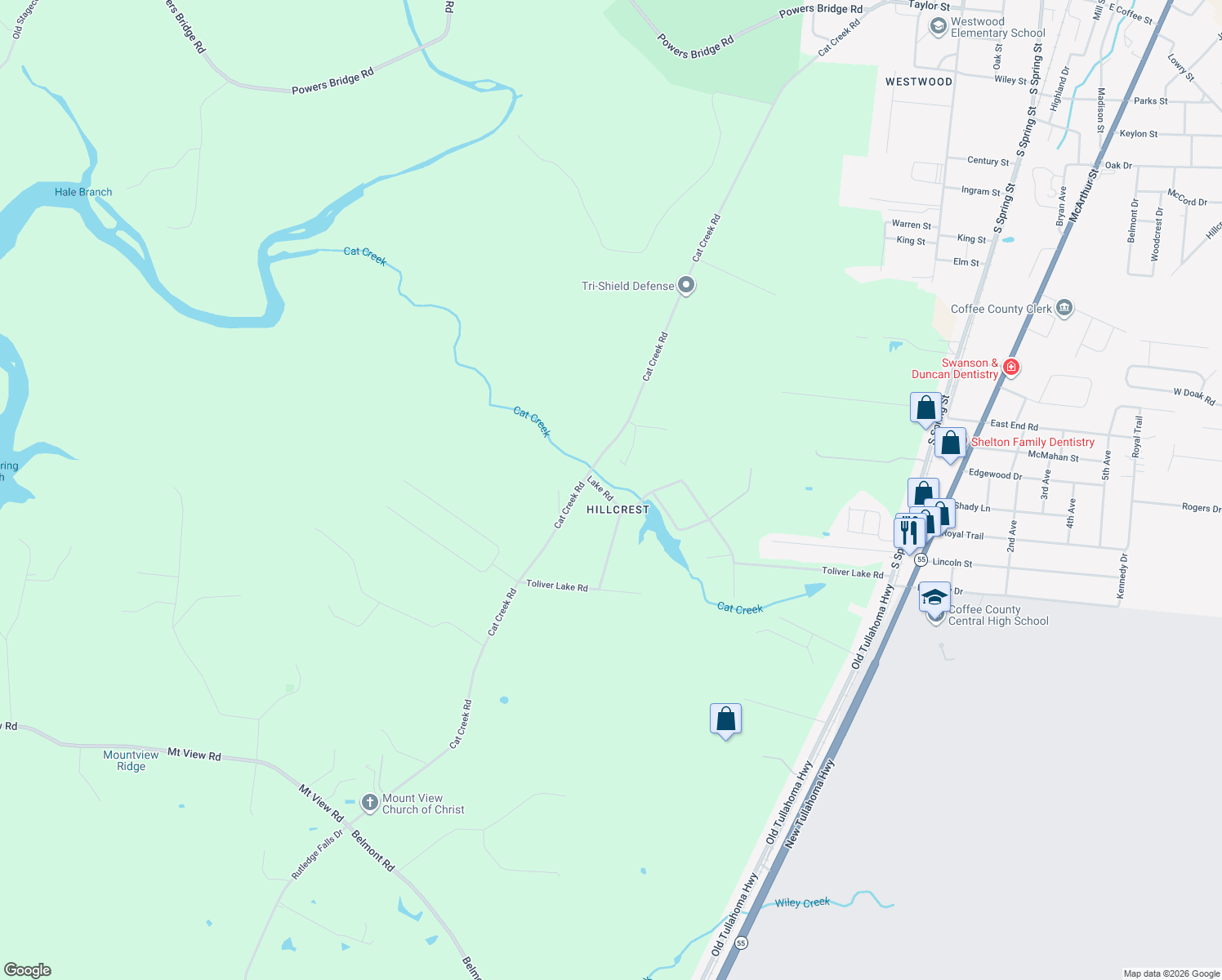 map of restaurants, bars, coffee shops, grocery stores, and more near 131 Lake Road in Manchester
