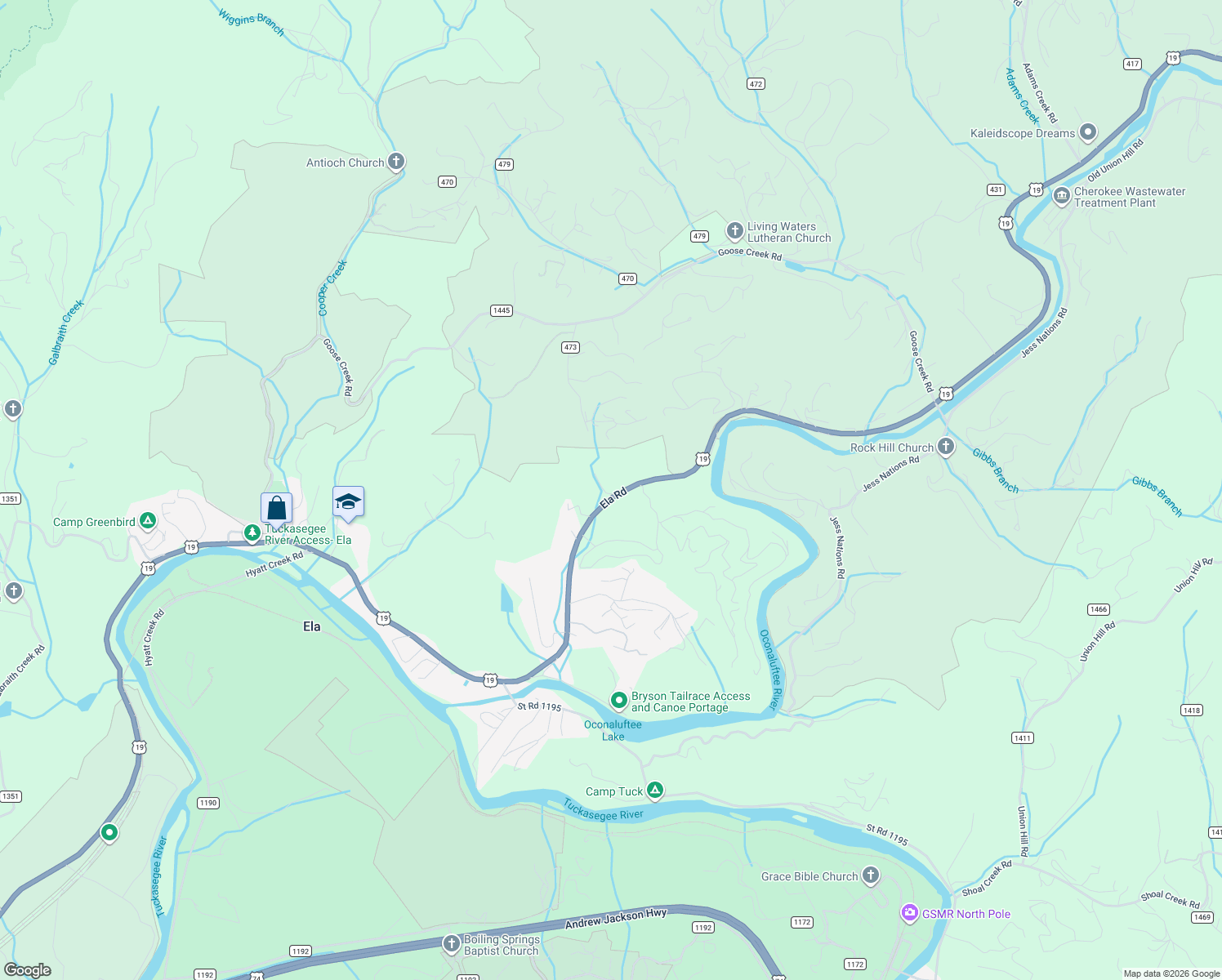 map of restaurants, bars, coffee shops, grocery stores, and more near 6125 Ela Road in Whittier