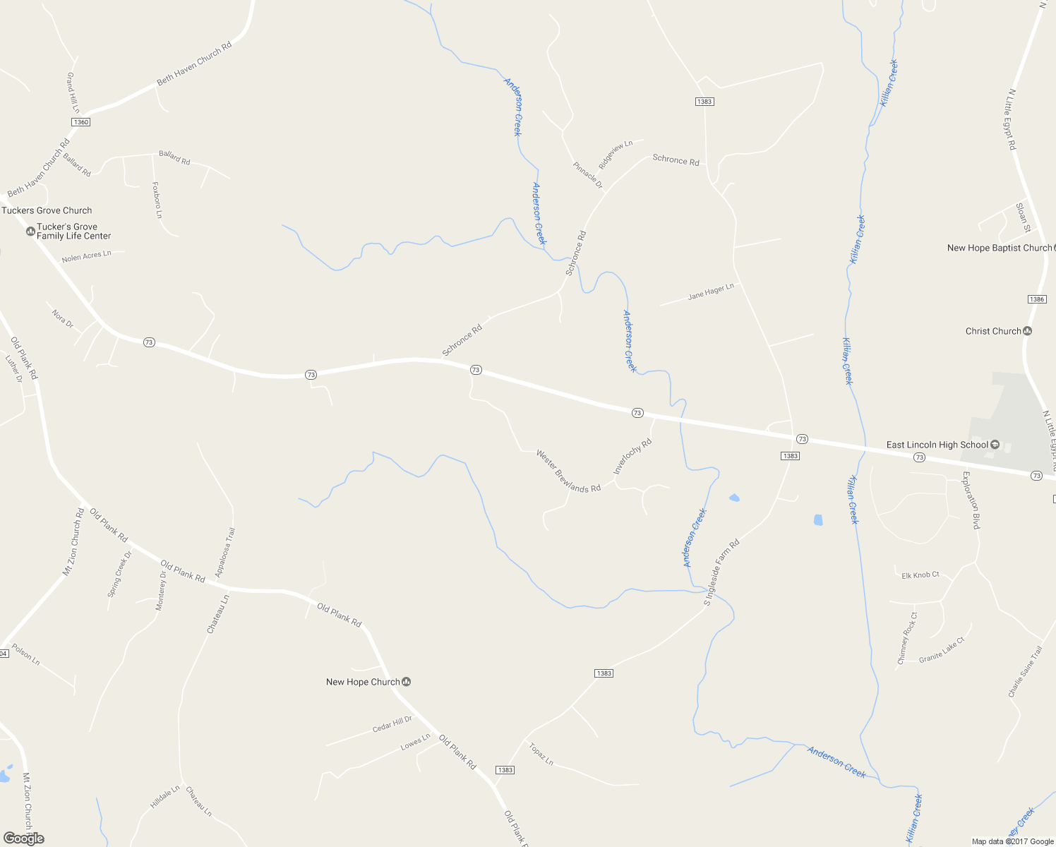 map of restaurants, bars, coffee shops, grocery stores, and more near 234 Wester Brewlands Road in Iron Station