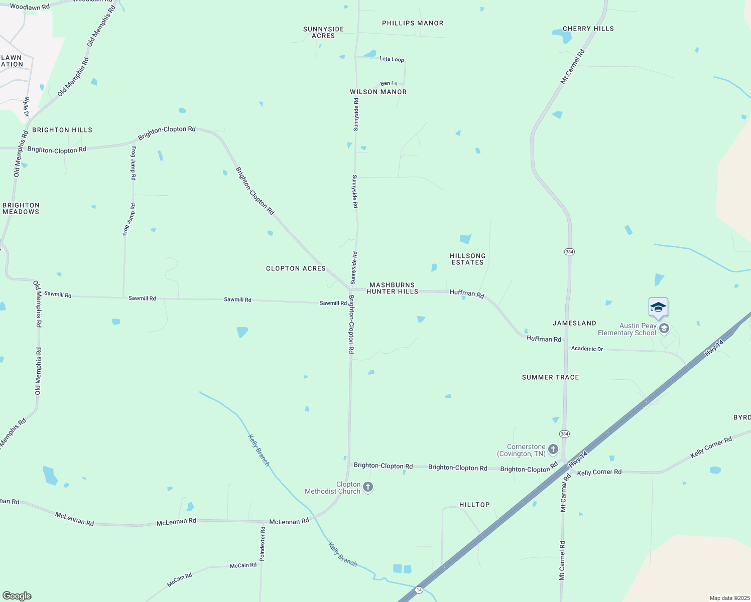 map of restaurants, bars, coffee shops, grocery stores, and more near 981 Huffman Road in Brighton