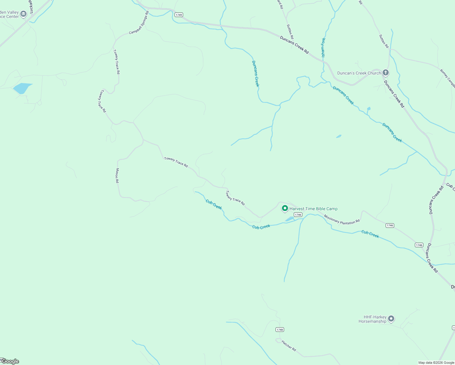 map of restaurants, bars, coffee shops, grocery stores, and more near 128 Volley in Ellenboro