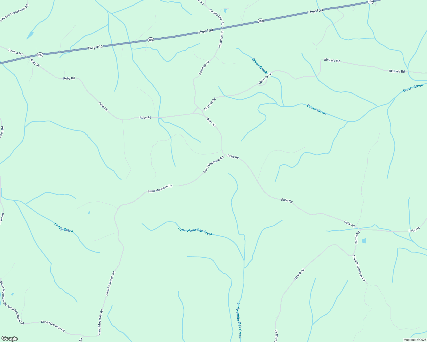 map of restaurants, bars, coffee shops, grocery stores, and more near 5110 Sand Mountain Road in Enville