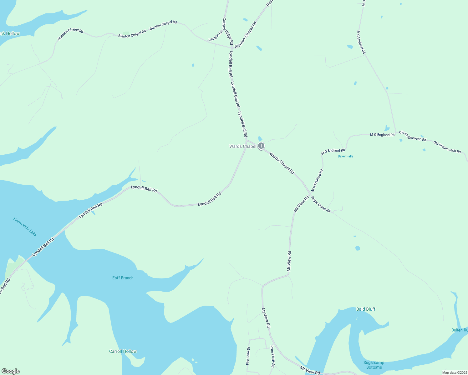 map of restaurants, bars, coffee shops, grocery stores, and more near 1097 Lyndell Bell Road in Manchester