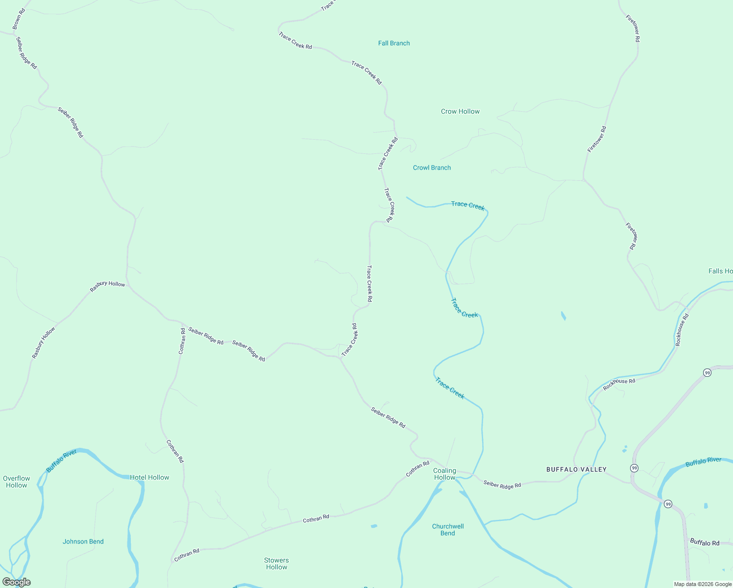 map of restaurants, bars, coffee shops, grocery stores, and more near 1970 Trace Creek Rd in Hohenwald