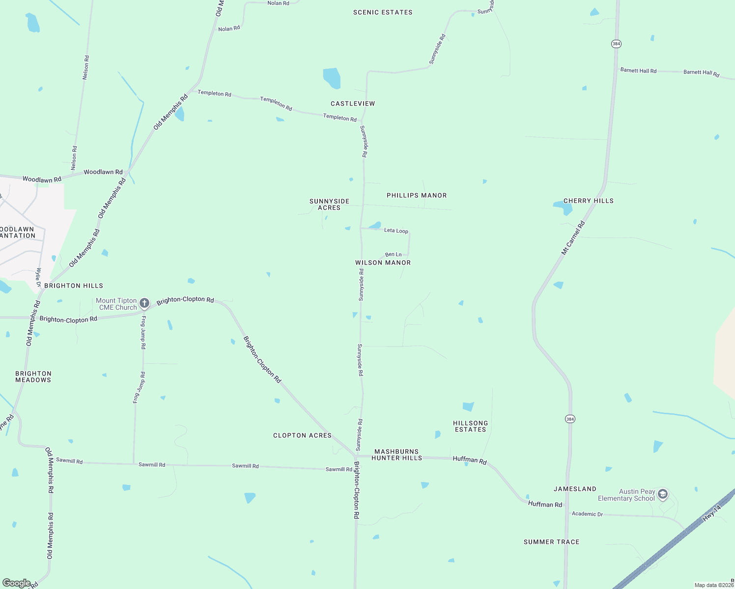map of restaurants, bars, coffee shops, grocery stores, and more near 2634 Sunnyside Road in Brighton