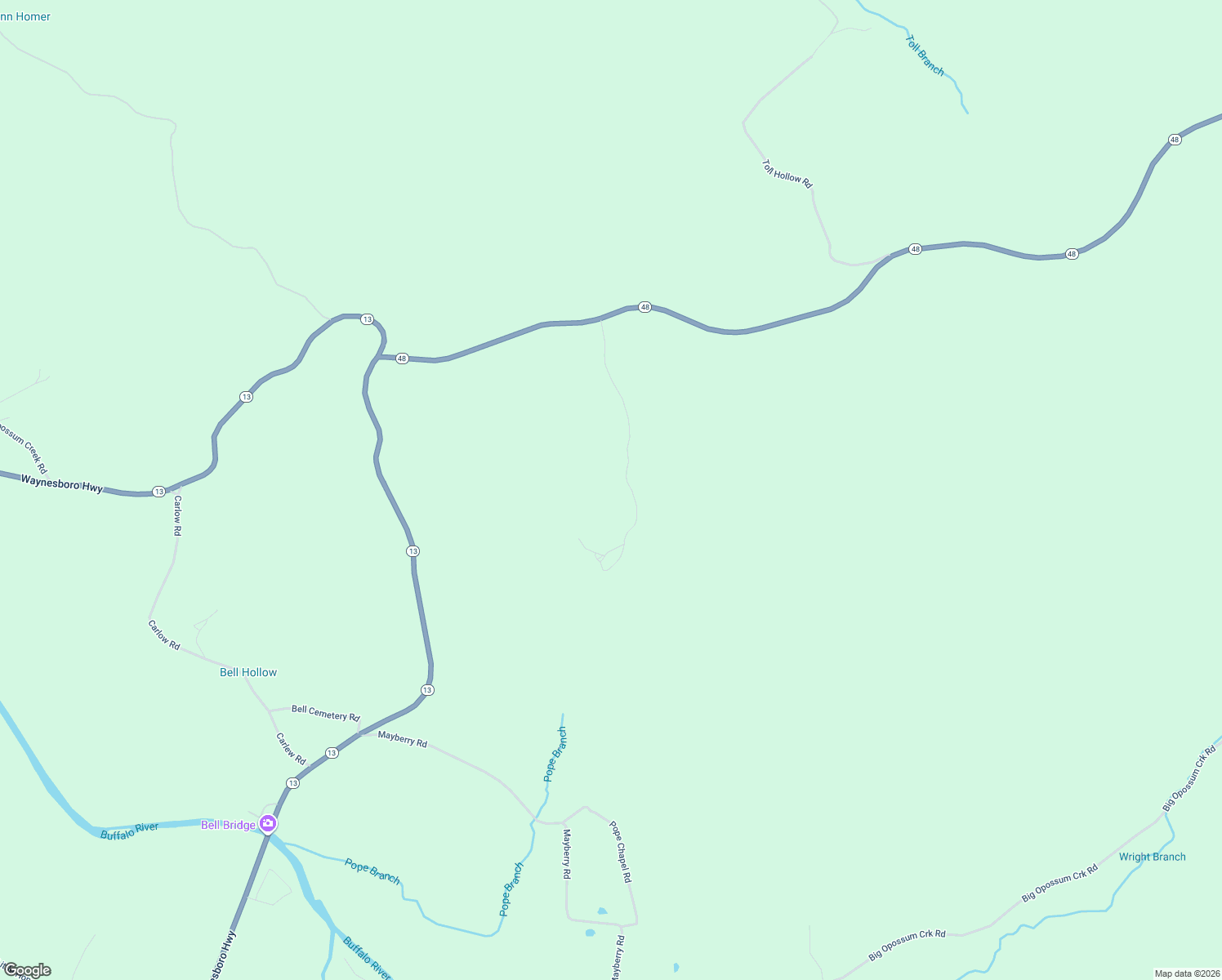 map of restaurants, bars, coffee shops, grocery stores, and more near 295 Burns Hollow Road in Waynesboro