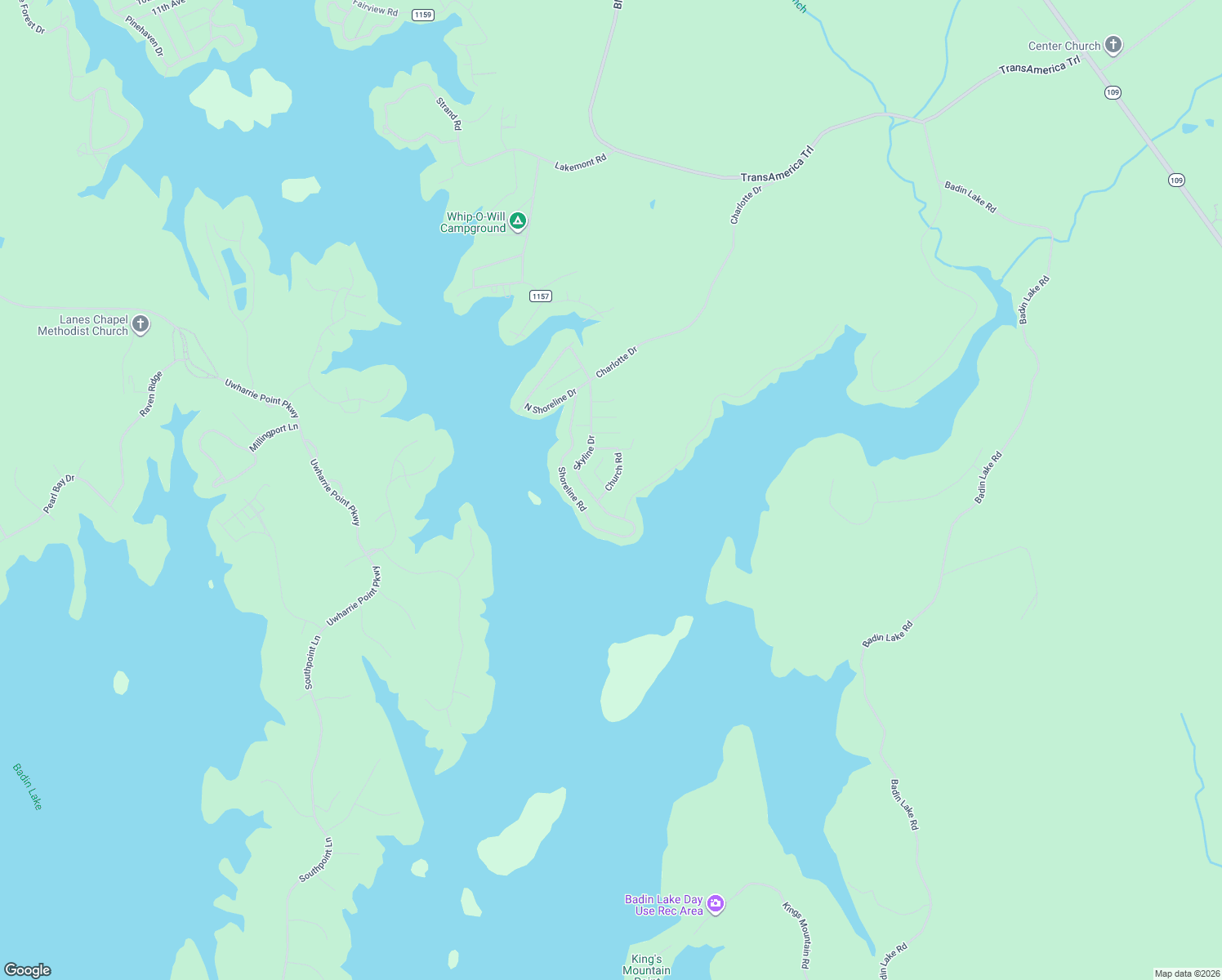 map of restaurants, bars, coffee shops, grocery stores, and more near 167 Church Road in New London
