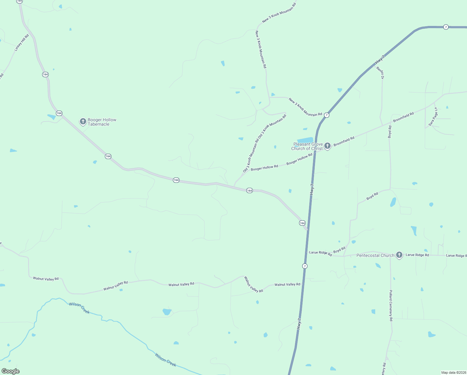 map of restaurants, bars, coffee shops, grocery stores, and more near 710 Arkansas 164 in Dover