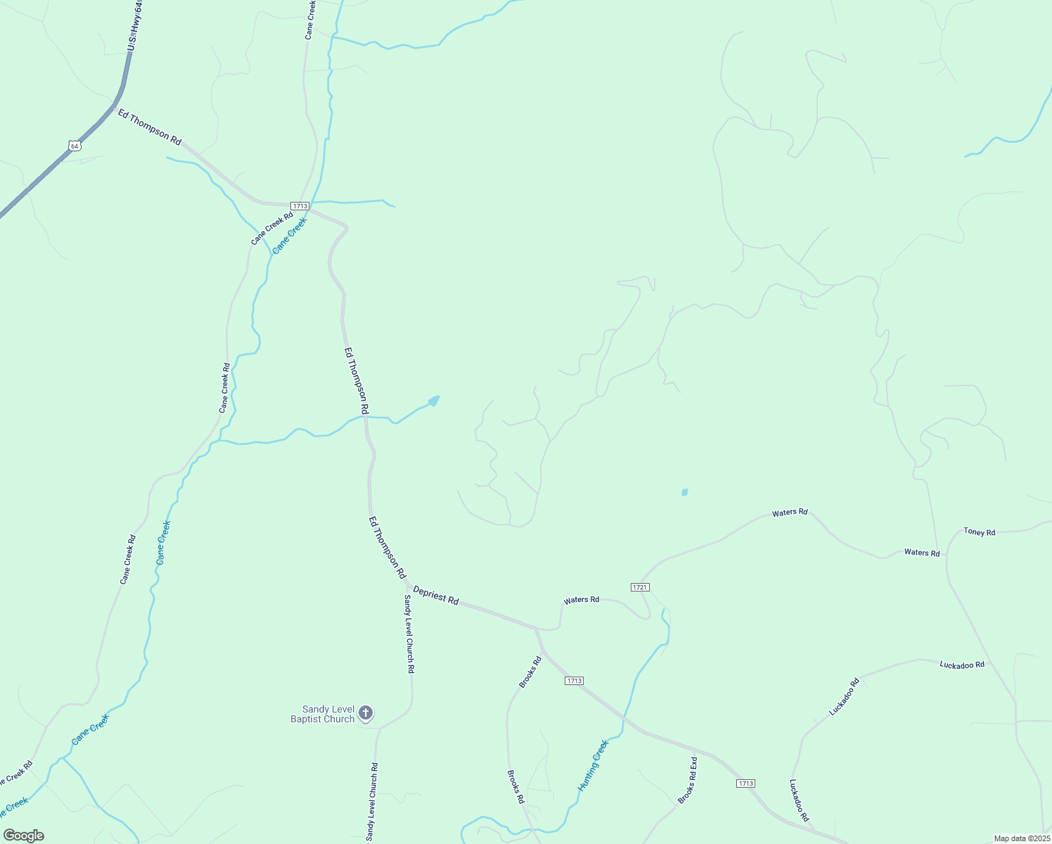map of restaurants, bars, coffee shops, grocery stores, and more near 116 Sagamore Trail in Bostic