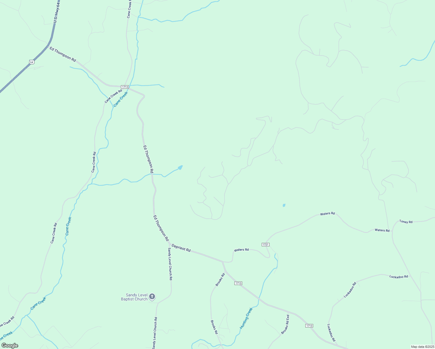 map of restaurants, bars, coffee shops, grocery stores, and more near 116 Sagamore Trail in Bostic