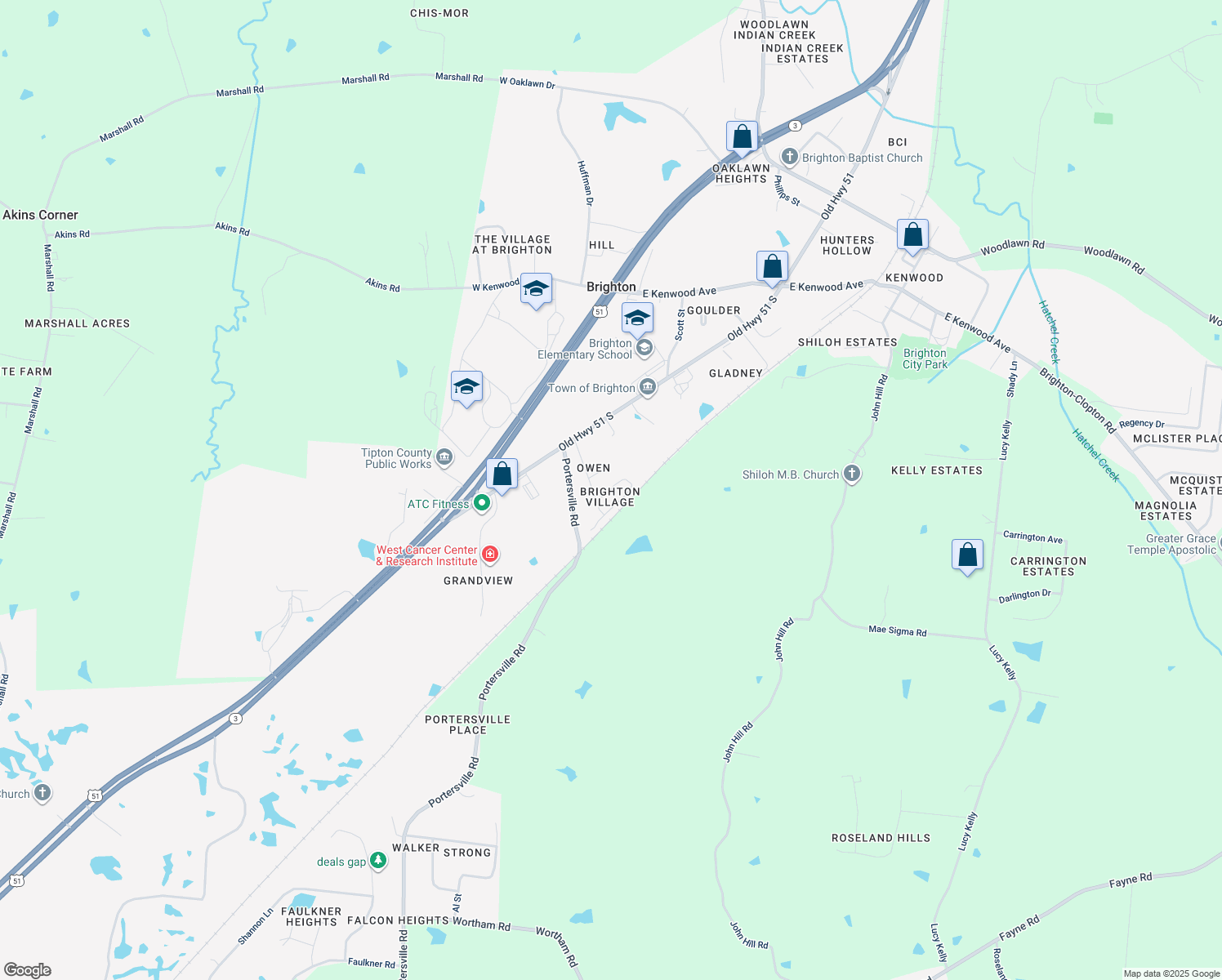 16 Brighton Village Loop, Brighton TN Walk Score