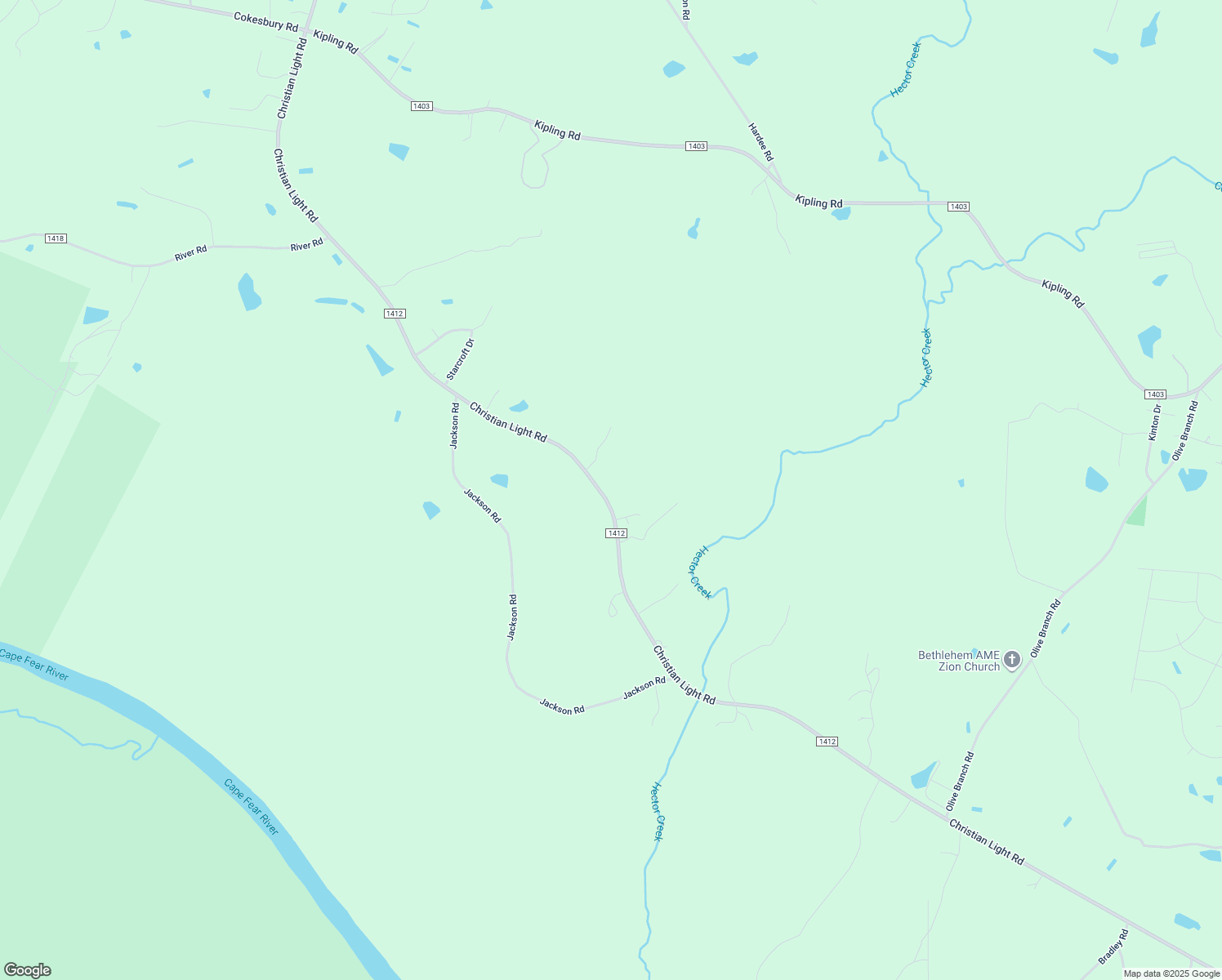 map of restaurants, bars, coffee shops, grocery stores, and more near 2524 Christian Light Road in Fuquay Varina