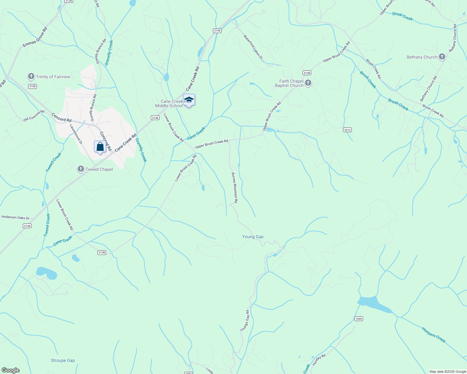 map of restaurants, bars, coffee shops, grocery stores, and more near 835 Burney Mountain Road in Fletcher