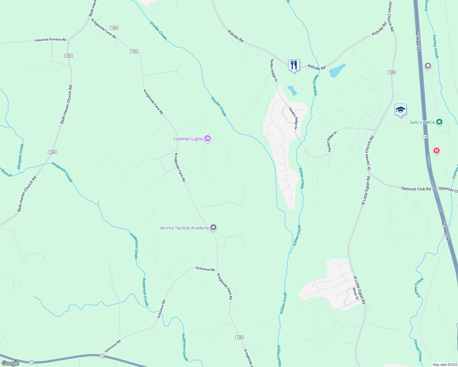 map of restaurants, bars, coffee shops, grocery stores, and more near 1024 Misty Creek Drive in Denver