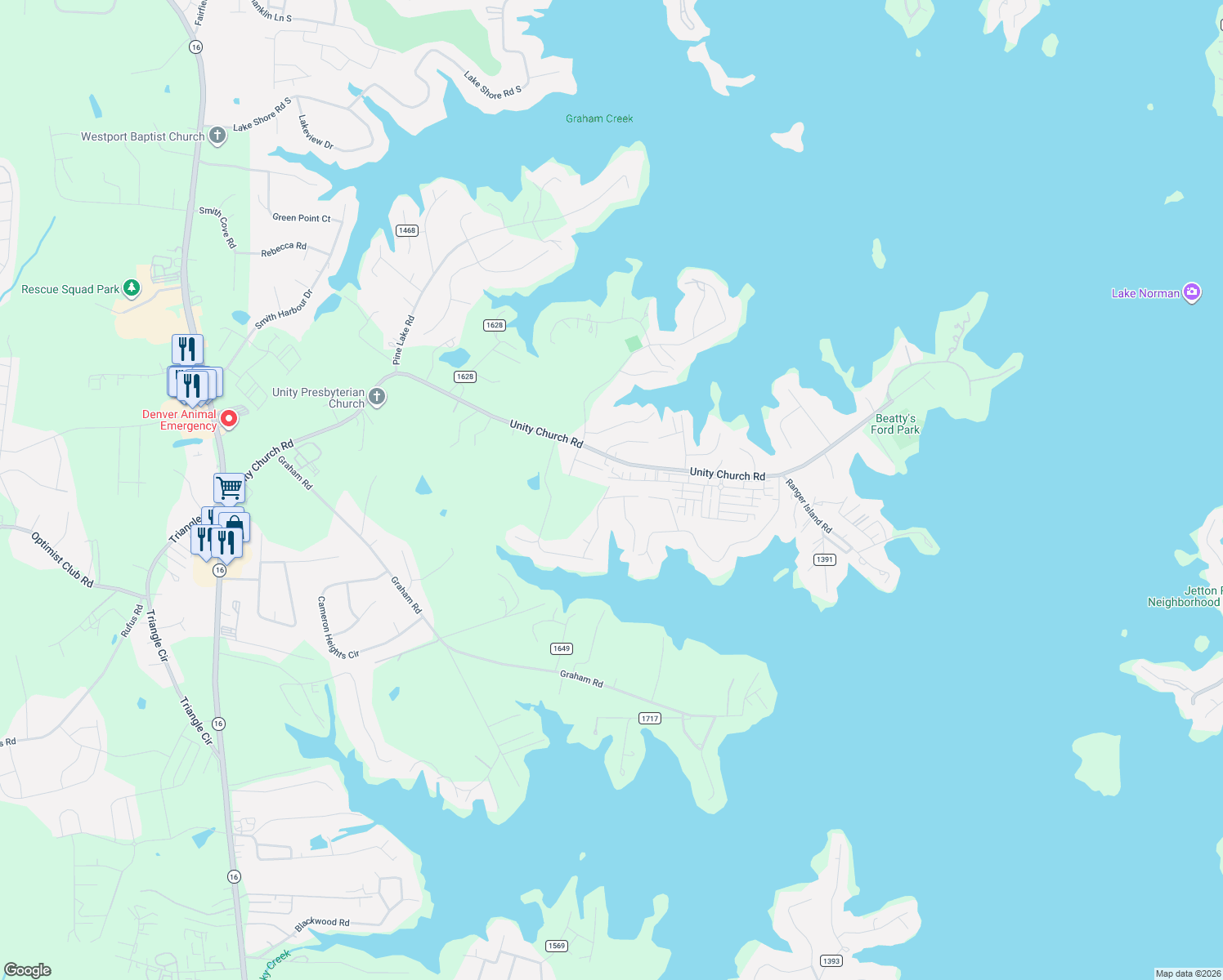 map of restaurants, bars, coffee shops, grocery stores, and more near 8233 Camelia Lane in Denver