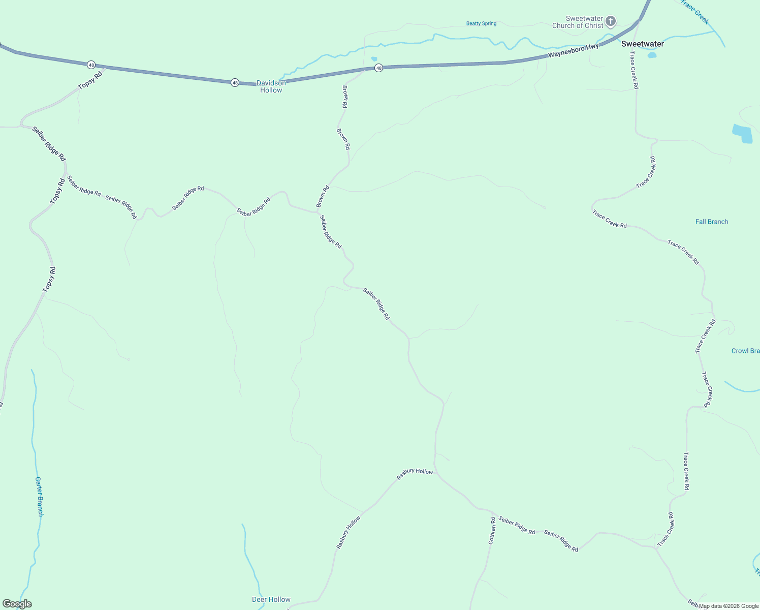 map of restaurants, bars, coffee shops, grocery stores, and more near 846 Seiber Ridge Road in Hohenwald