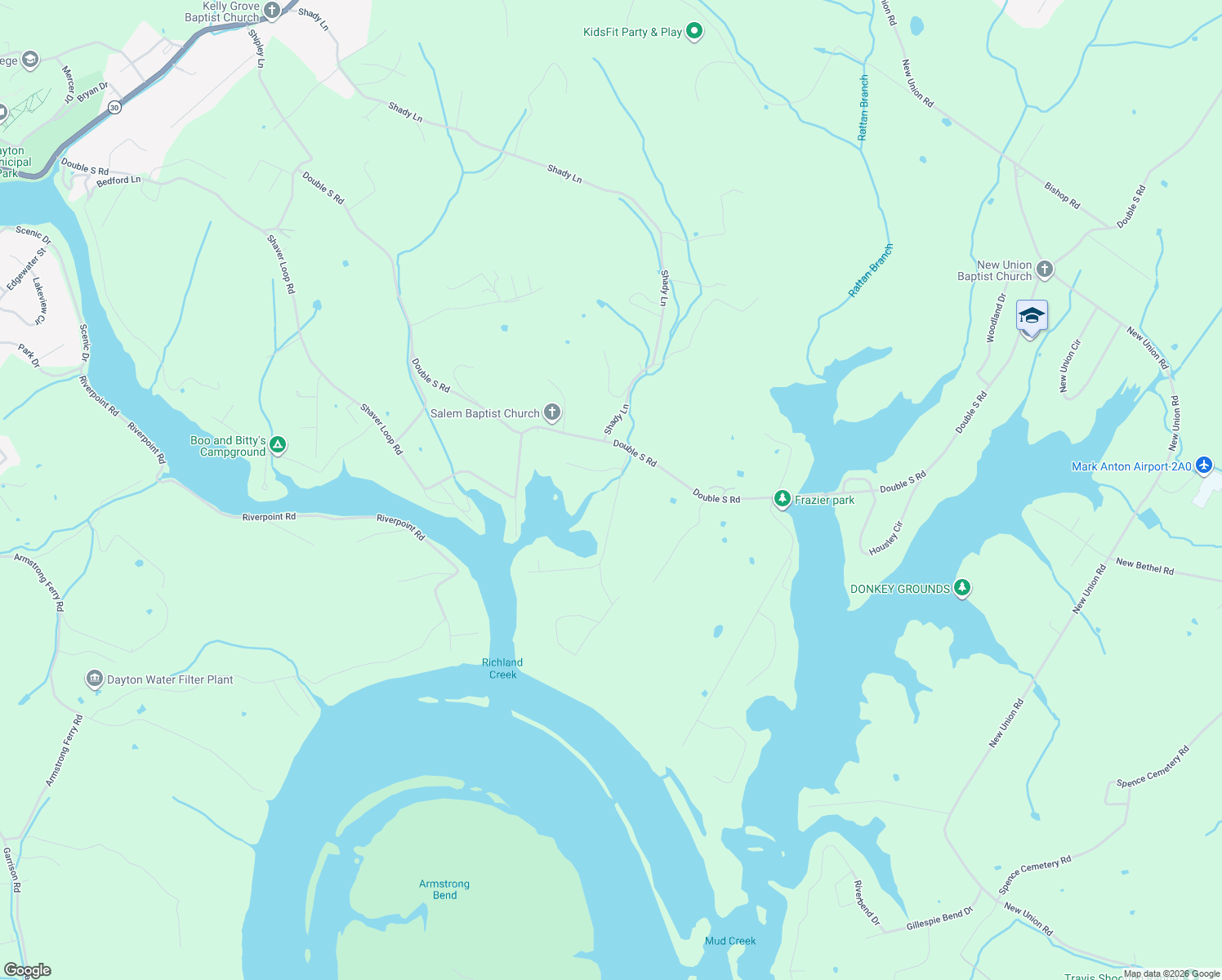 map of restaurants, bars, coffee shops, grocery stores, and more near 211 Hungerford Road in Dayton