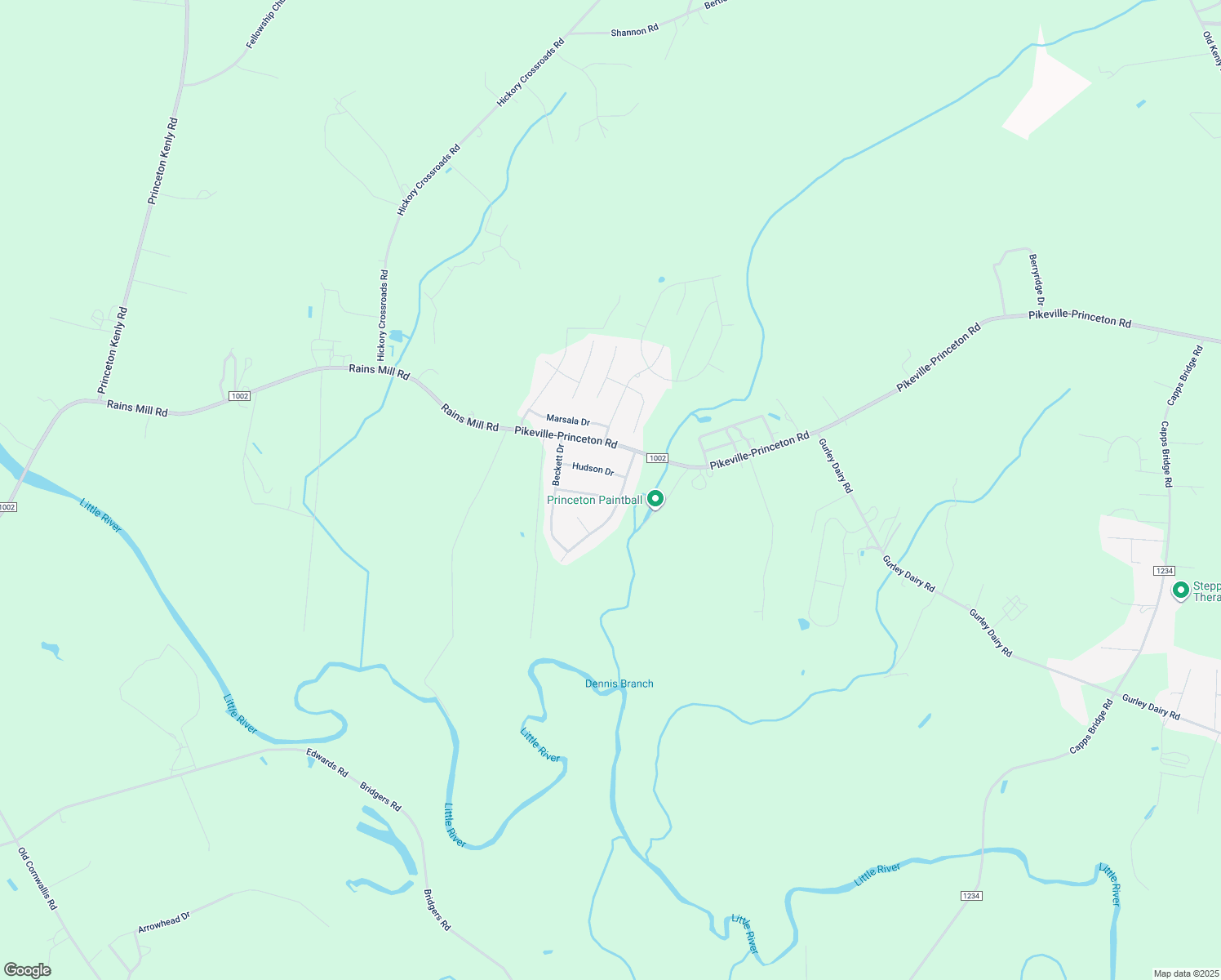 map of restaurants, bars, coffee shops, grocery stores, and more near 102 Hampton Lane in Princeton