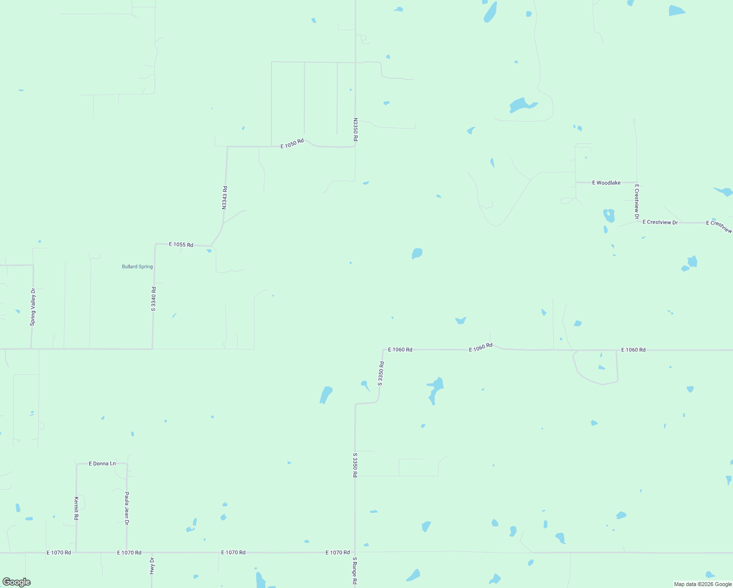 map of restaurants, bars, coffee shops, grocery stores, and more near 335289 East 1060 in McLoud