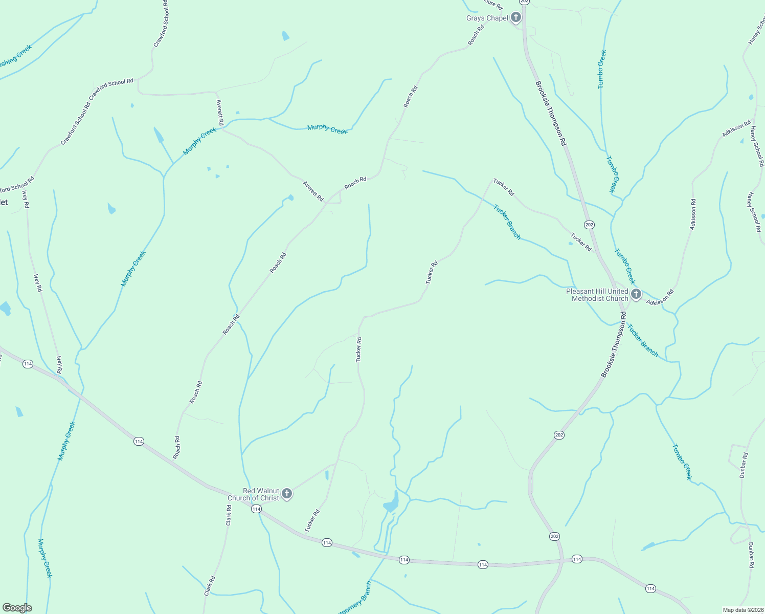 map of restaurants, bars, coffee shops, grocery stores, and more near 2020 Tucker Road in Bath Springs