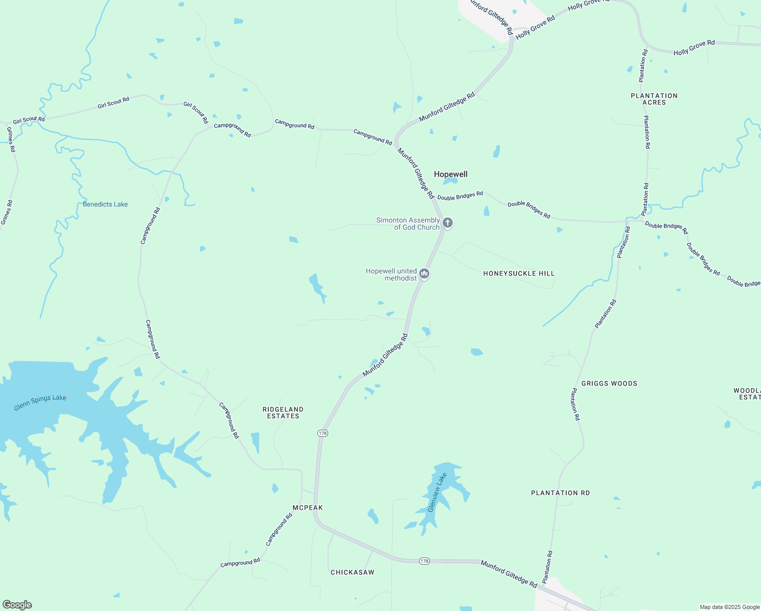 map of restaurants, bars, coffee shops, grocery stores, and more near 3679 Munford Giltedge Road in Munford