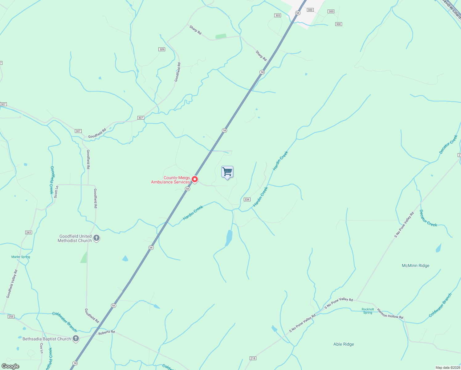 map of restaurants, bars, coffee shops, grocery stores, and more near 201 Breeden Court in Decatur