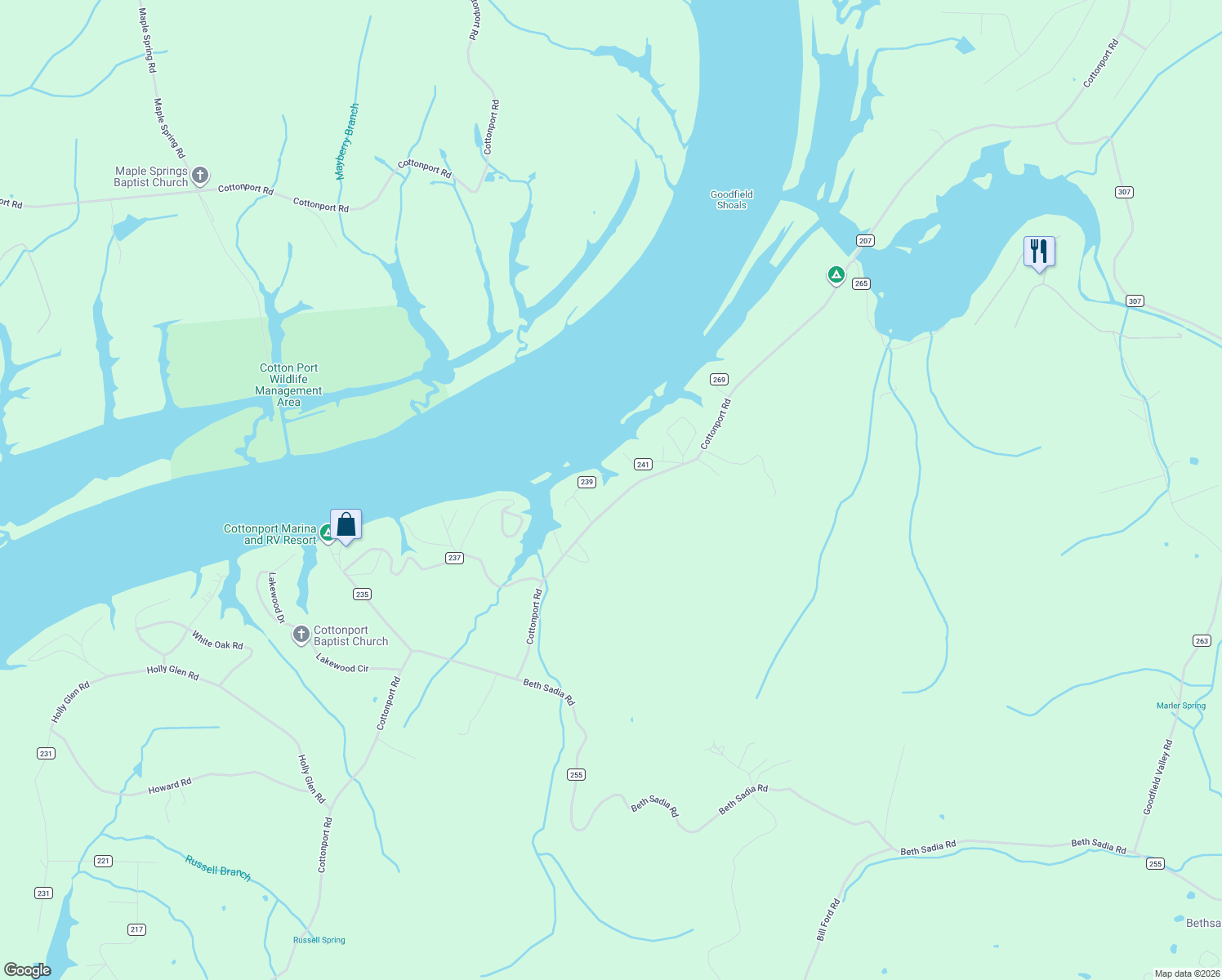 map of restaurants, bars, coffee shops, grocery stores, and more near 5480 Cottonport Road in Decatur