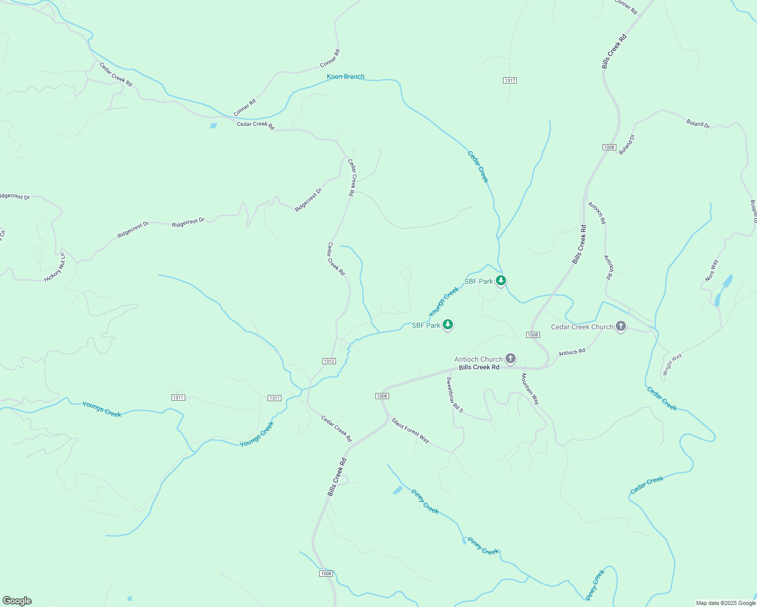 map of restaurants, bars, coffee shops, grocery stores, and more near 203 Lucky Horse Lane in Lake Lure